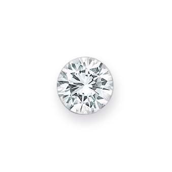 AN UNMOUNTED CIRCULAR-CUT DIAMOND
