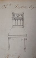 A SET OF FOUR GEORGE IV OAK SIDE CHAIRS