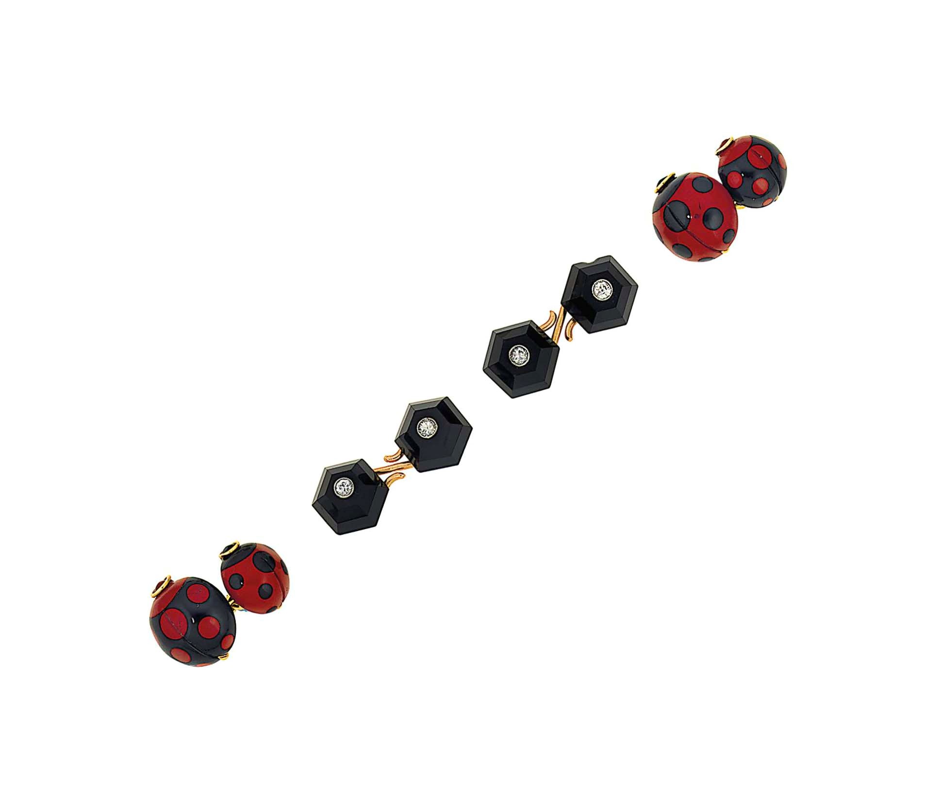 Two pairs of cufflinks