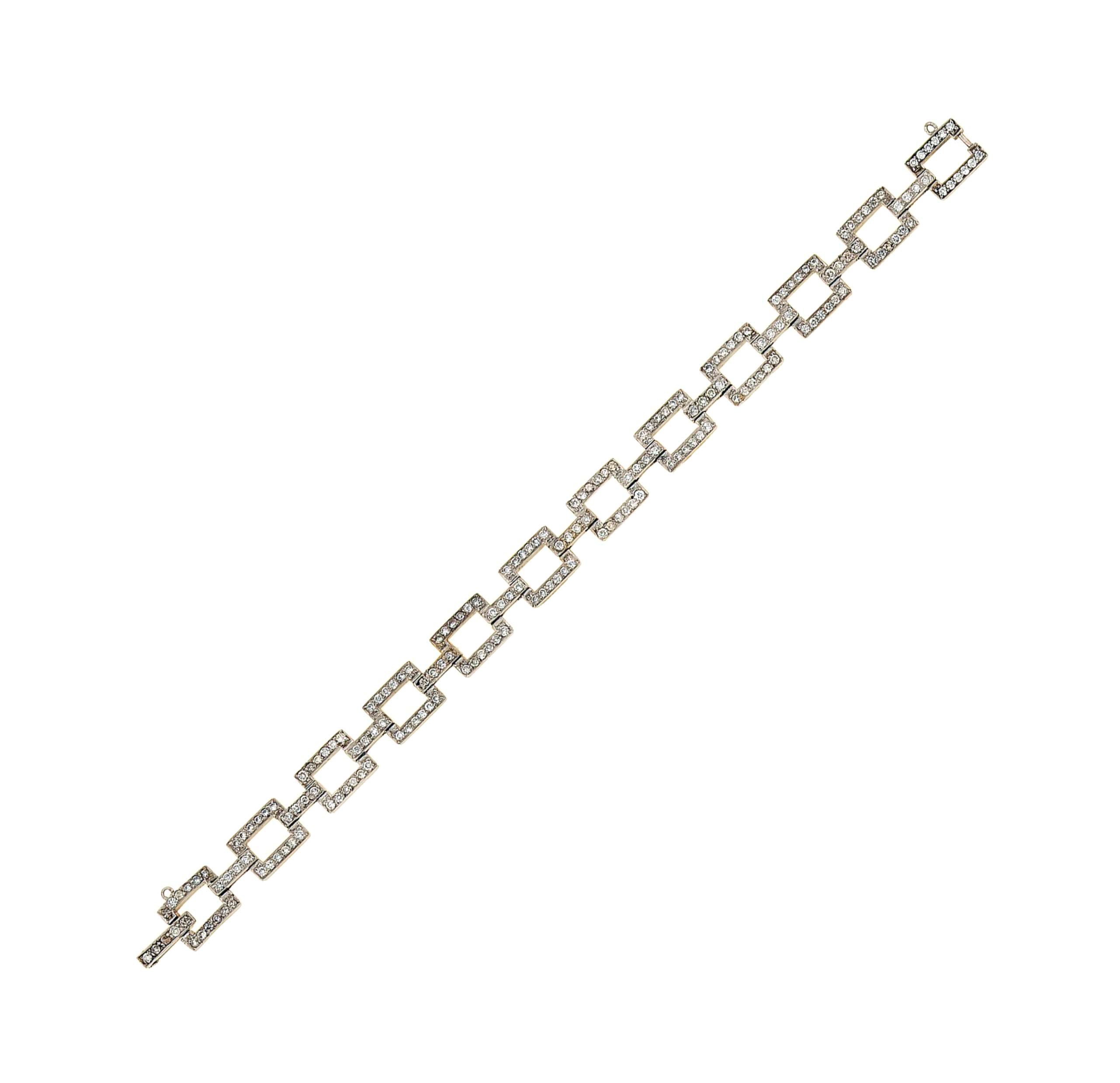 A diamond bracelet
