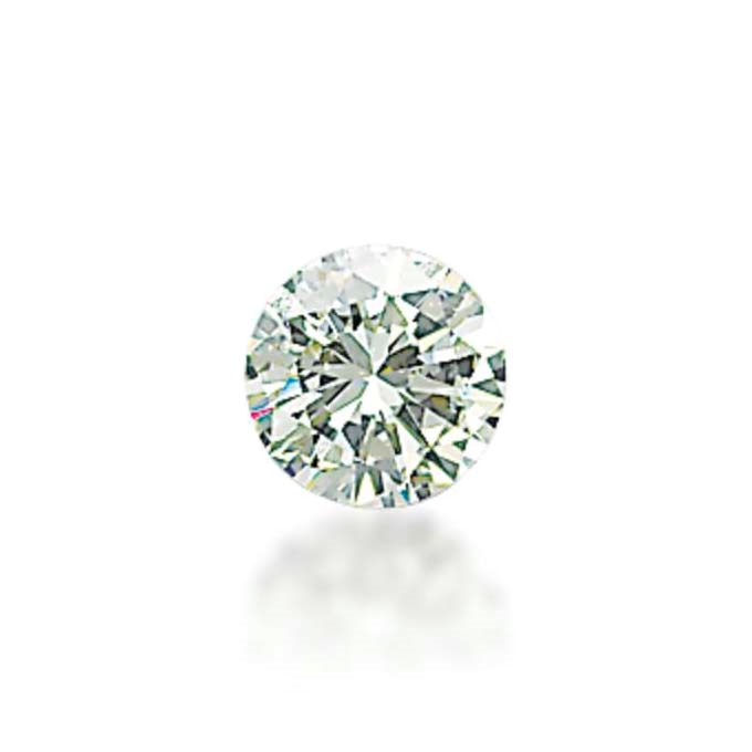 AN UNMOUNTED DIAMOND