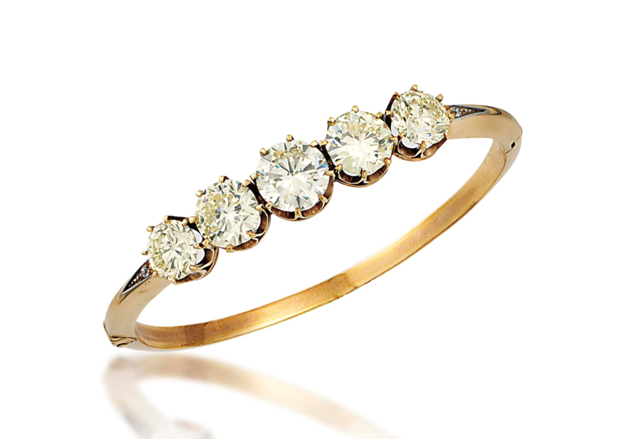 A DIAMOND BANGLE