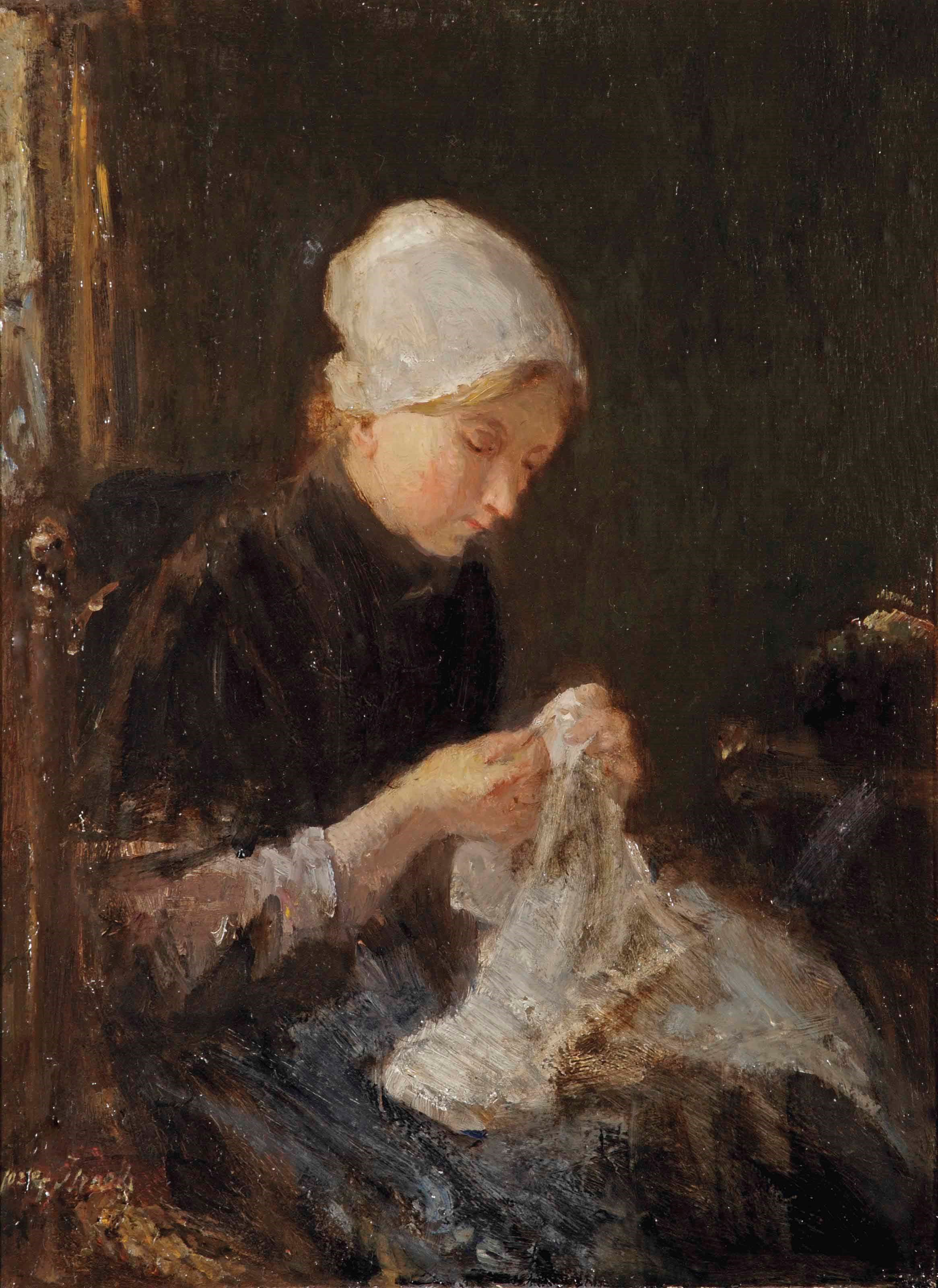 Jozef Israels (Groningen 1824-1911 The Hague)