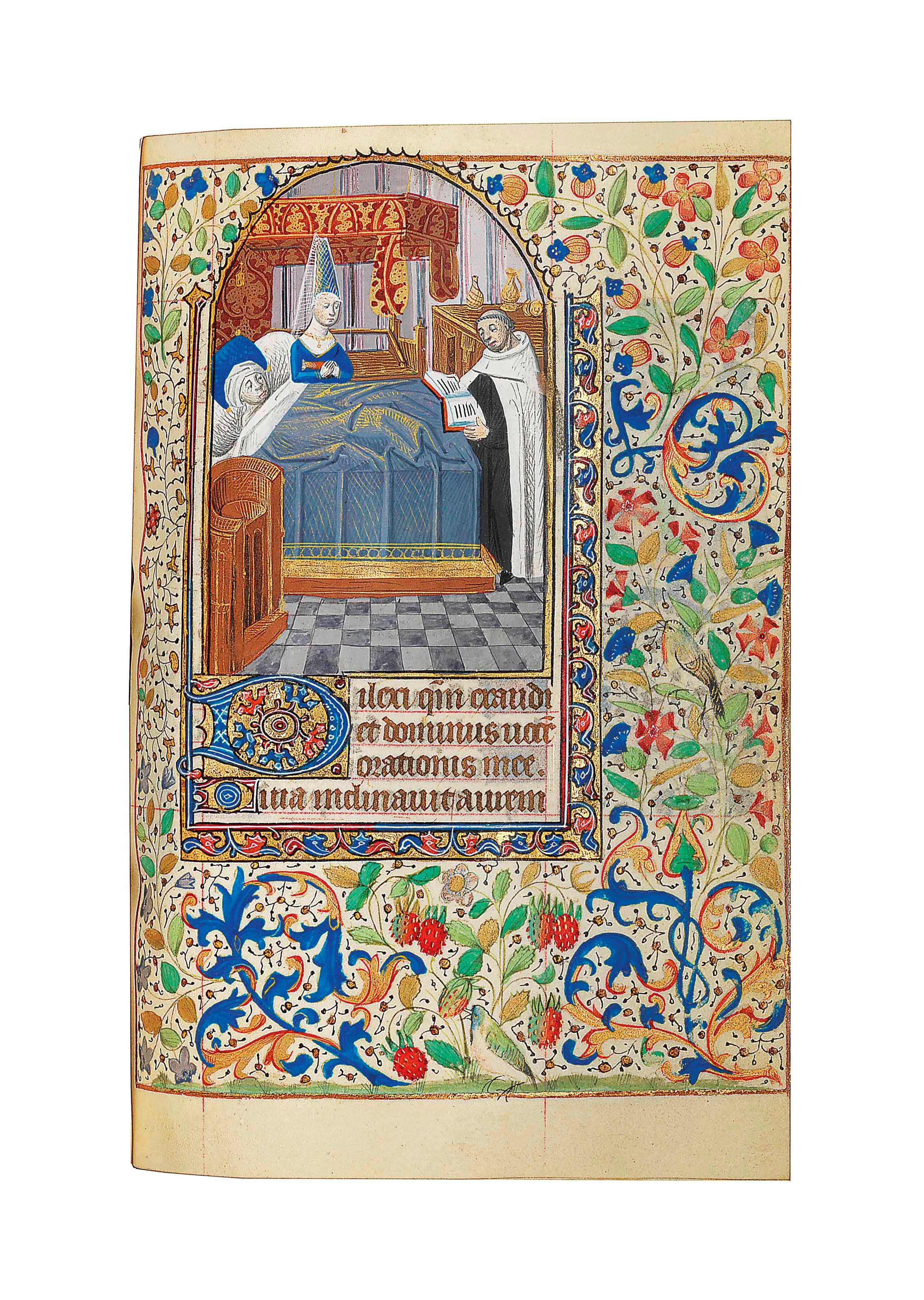 BOOK OF HOURS, use of Paris, in Latin and French, ILLUMINATED MANUSCRIPT ON VELLUM