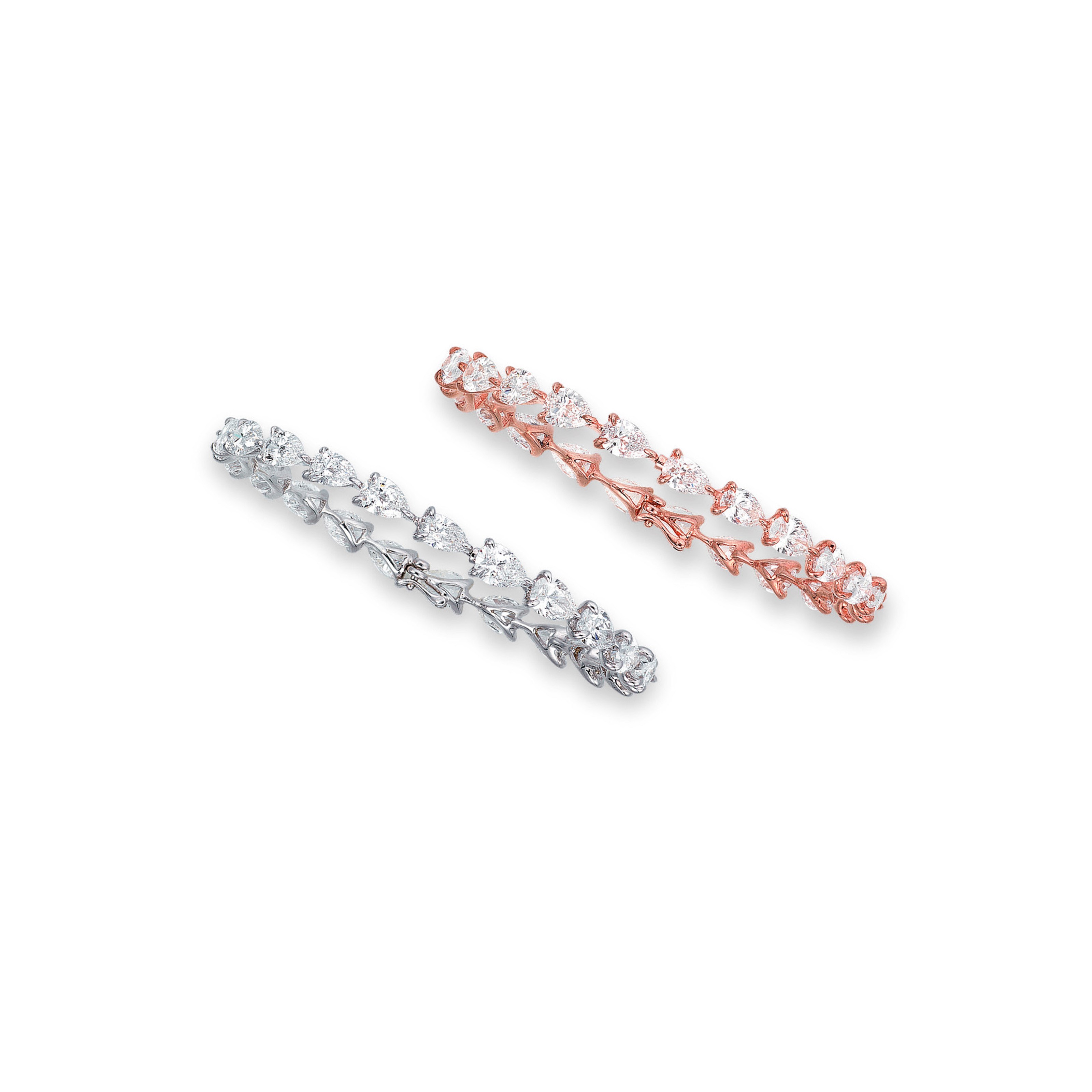 TWO DIAMOND BANGLES