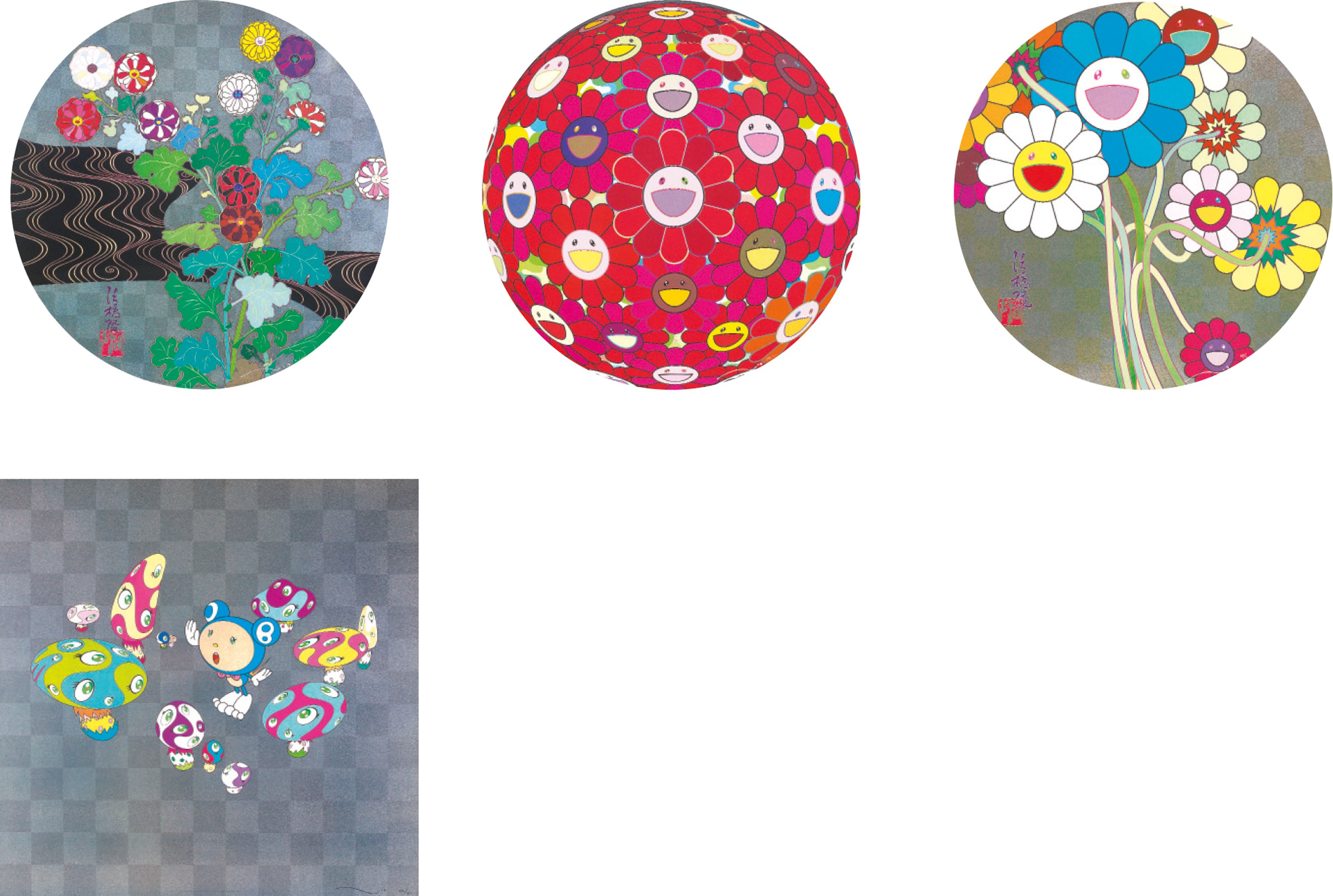 Voice of the Mountain Stream; Flower Ball (3D) Red Cliff; IN CHA; & Flowers for Algernon