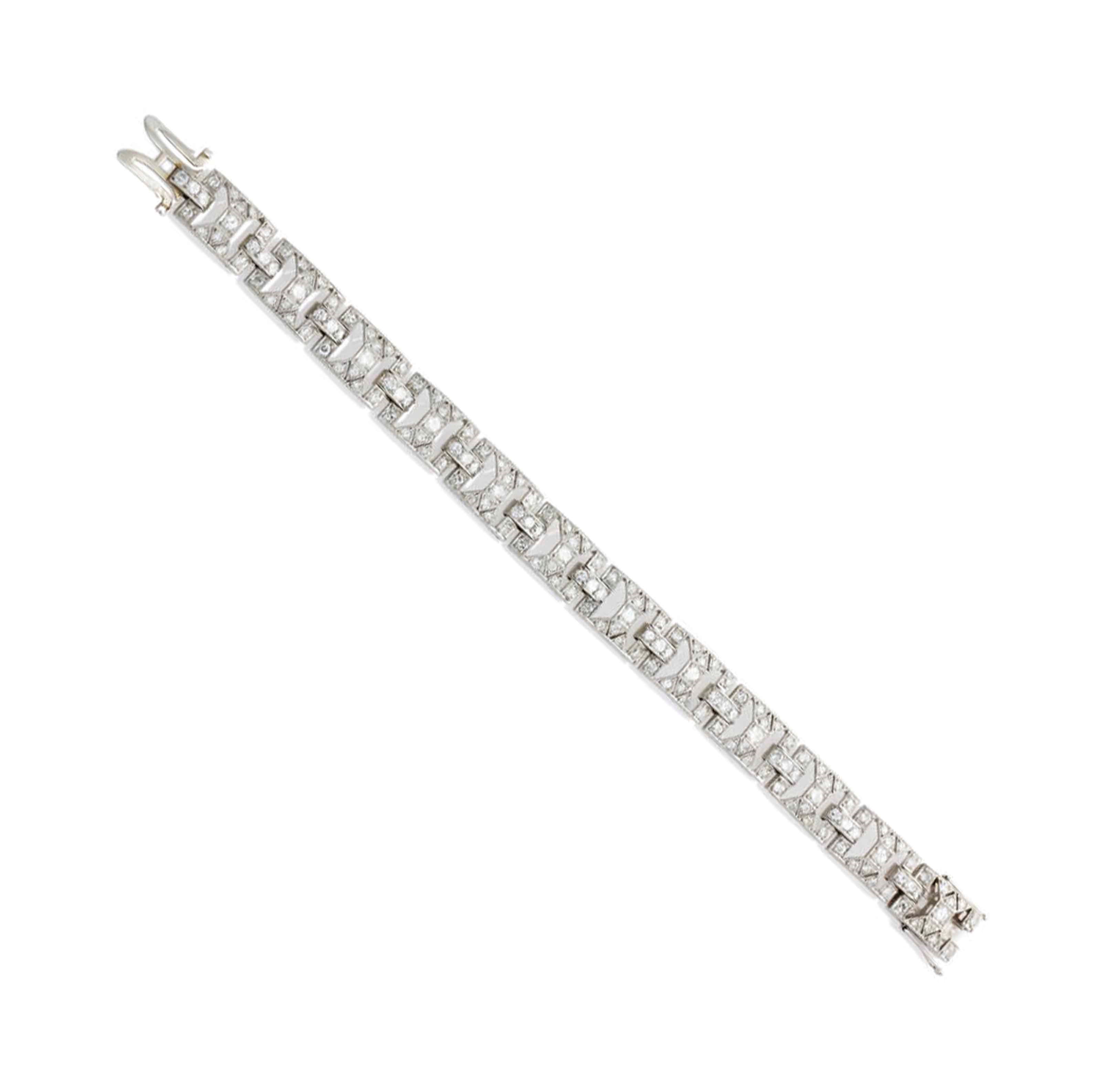 BRACELET ART DÉCO DIAMANTS