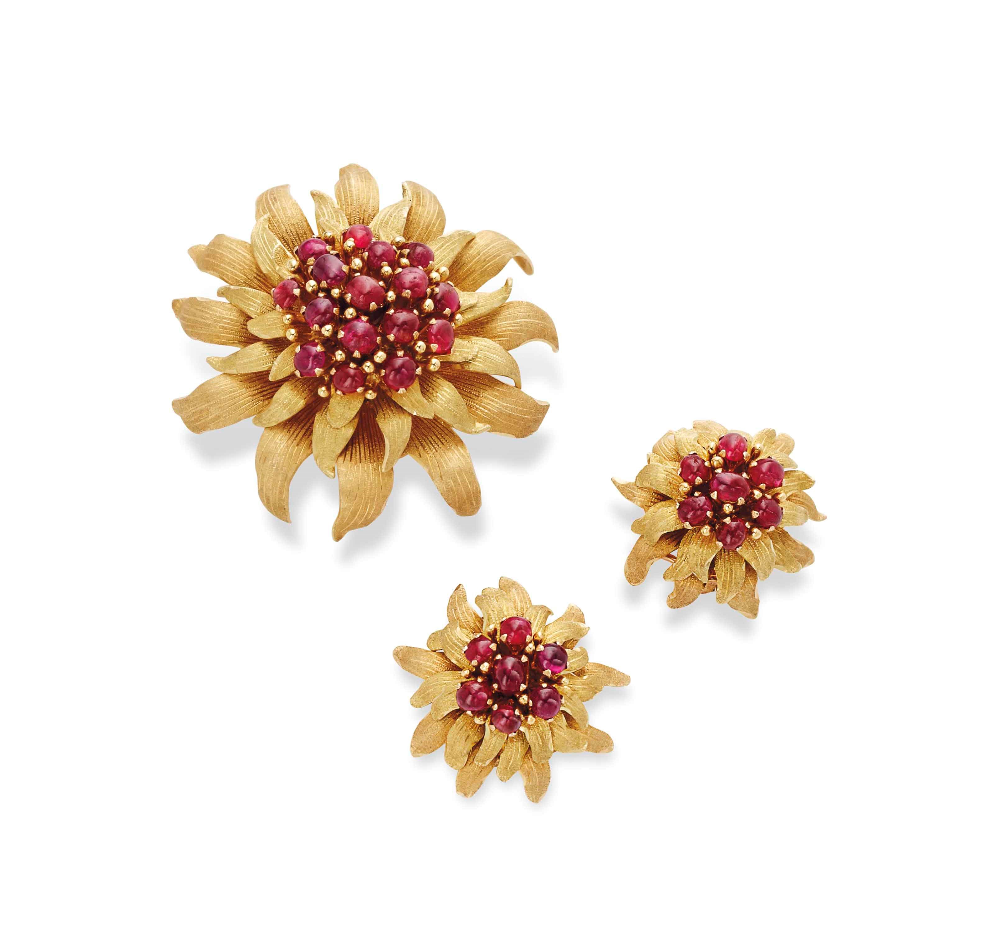 DEMI-PARURE RUBIS, PAR BUCCELLATI