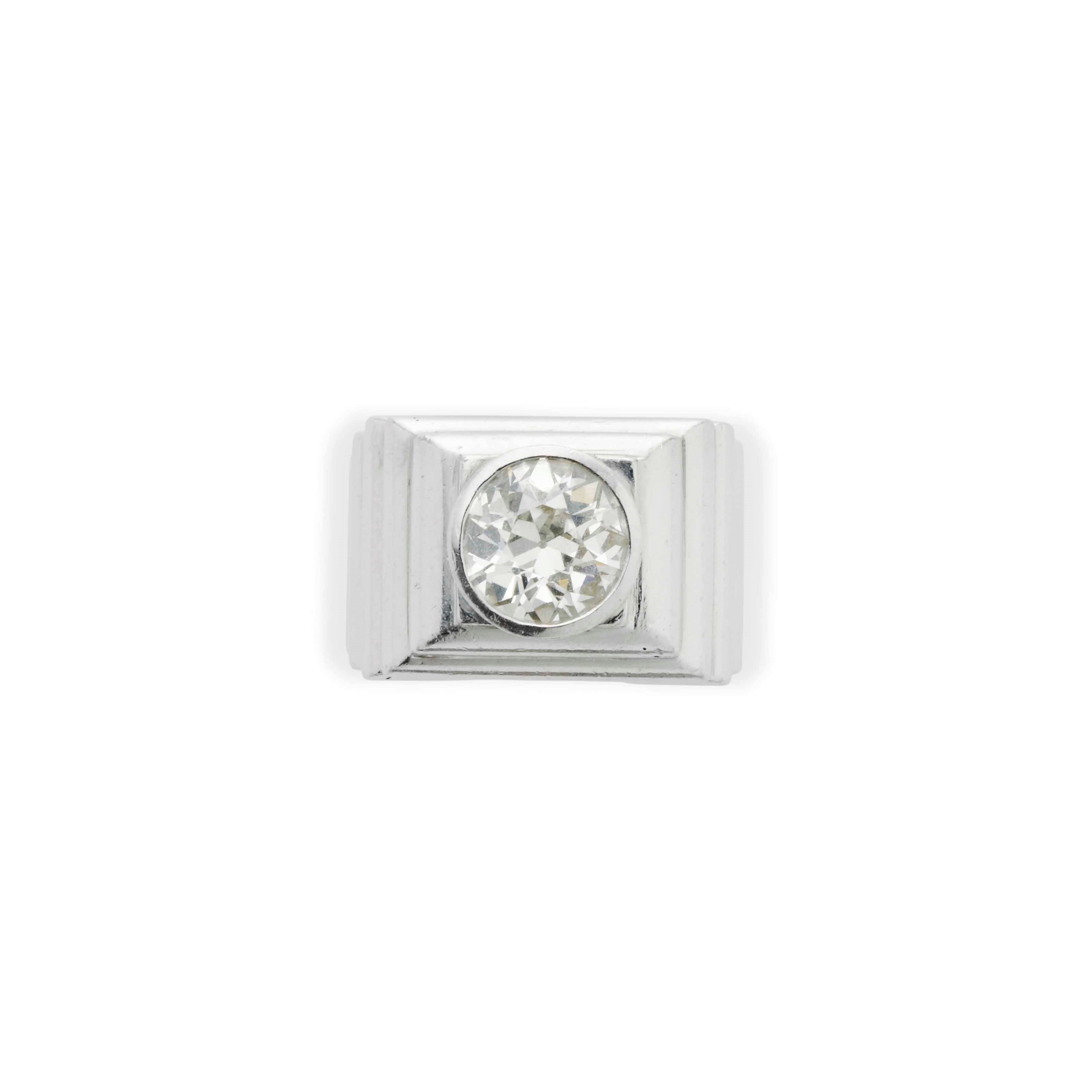 BAGUE SOLITAIRE RÉTRO DIAMANT