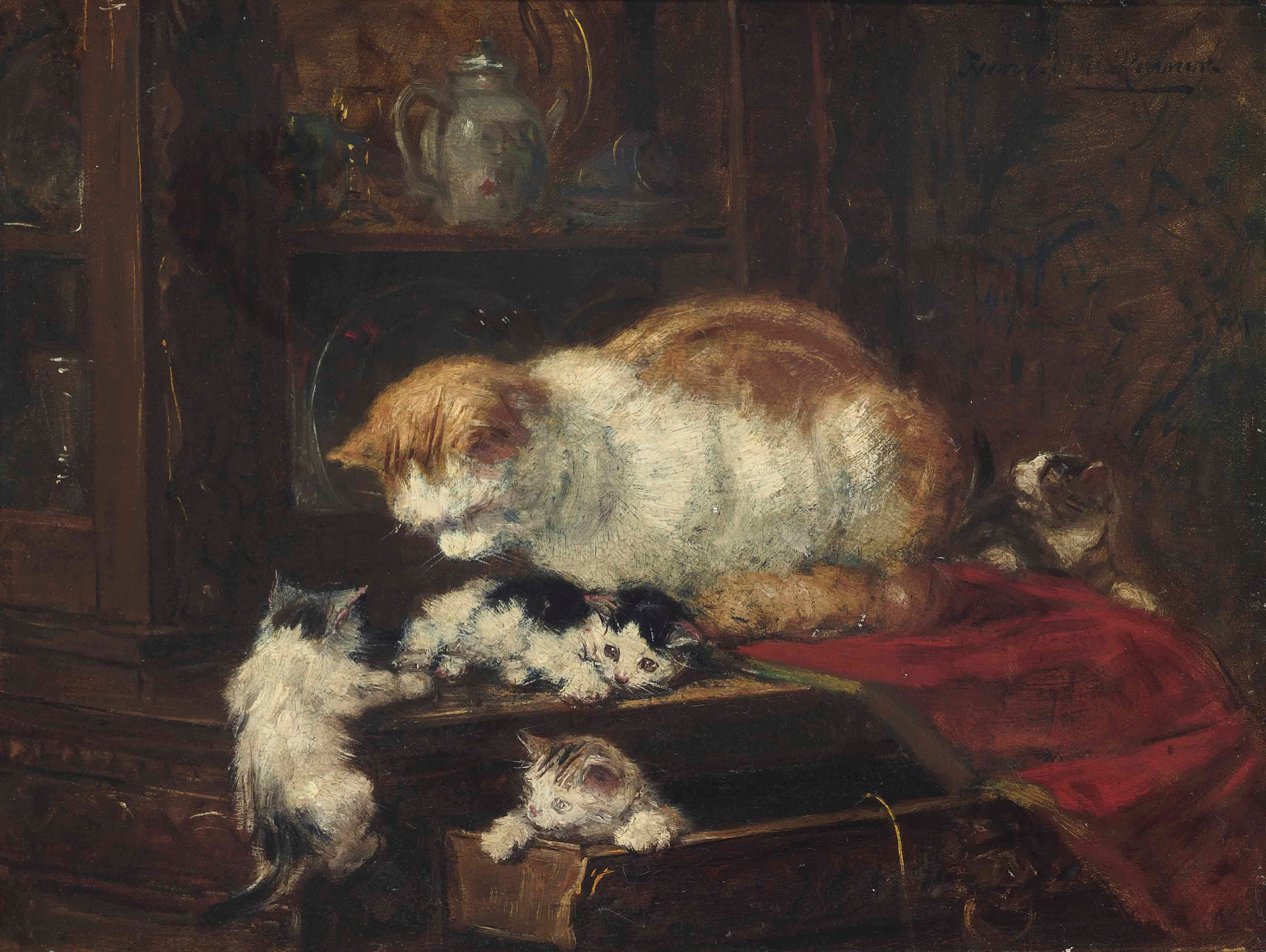 Henriette Ronner-Knip (Dutch, 1821-1909)