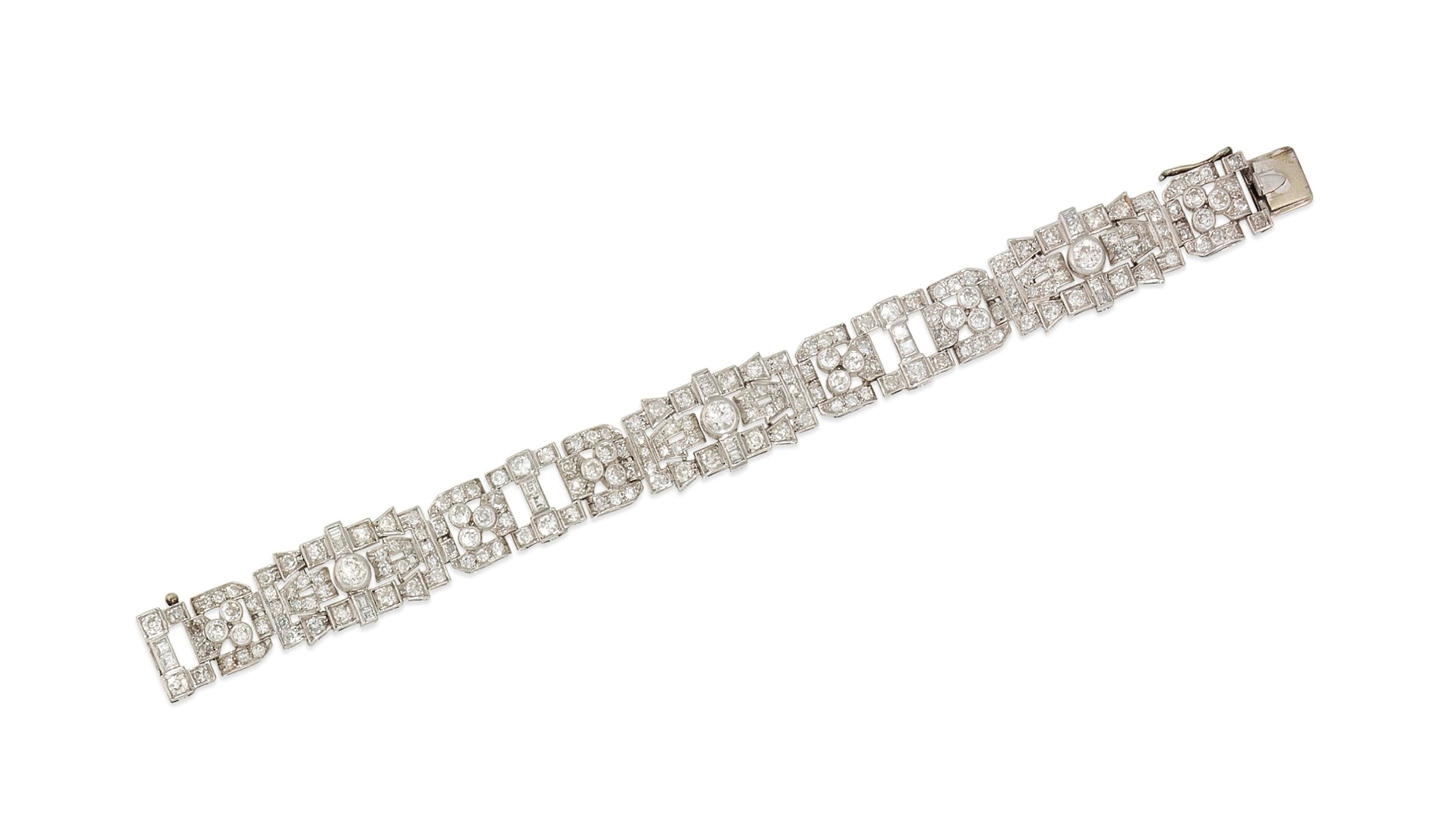 A diamond bracelet