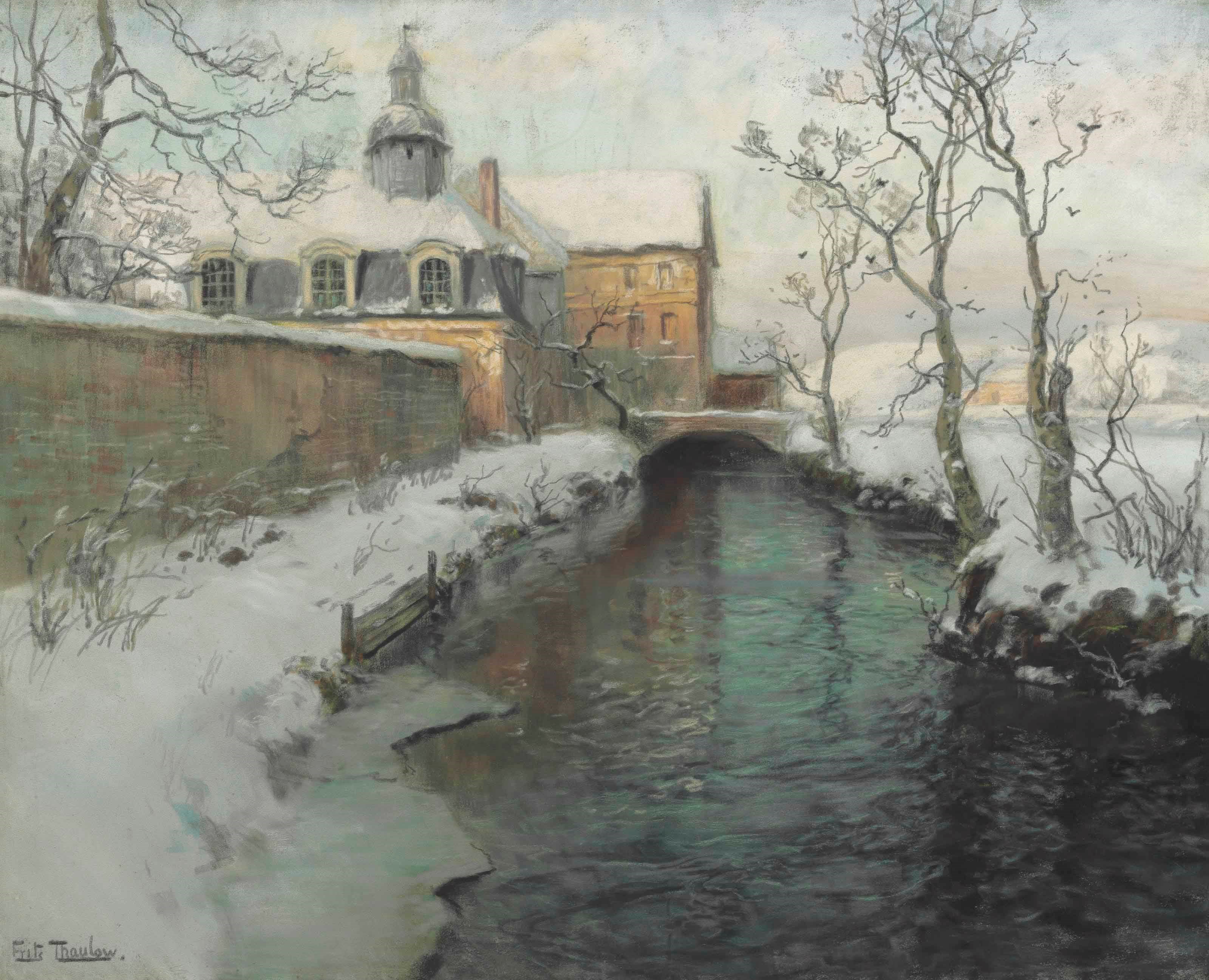 Frits Thaulow (Christiania, Norway 1847-1906 Volendam, Holland)