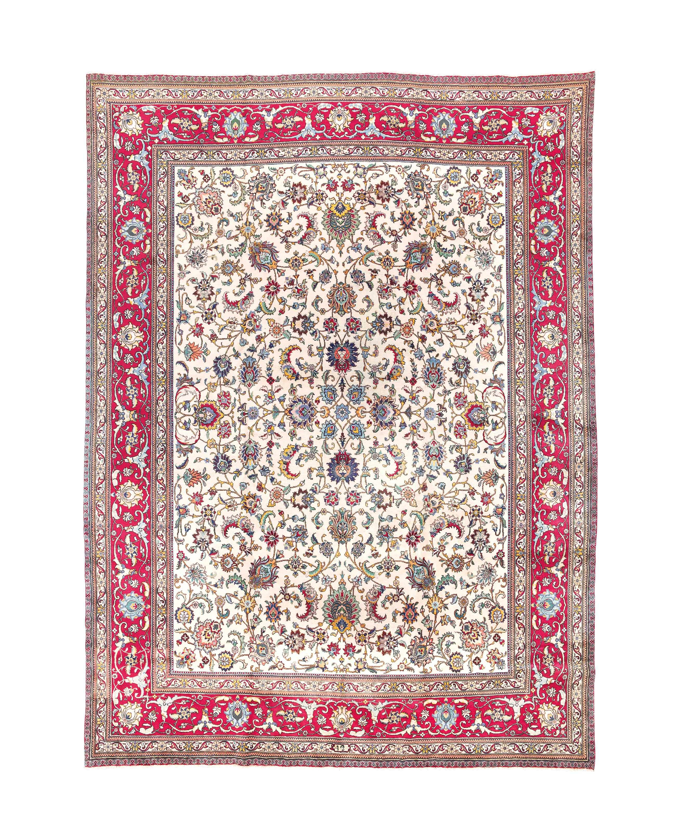 A fine Tabriz carpet