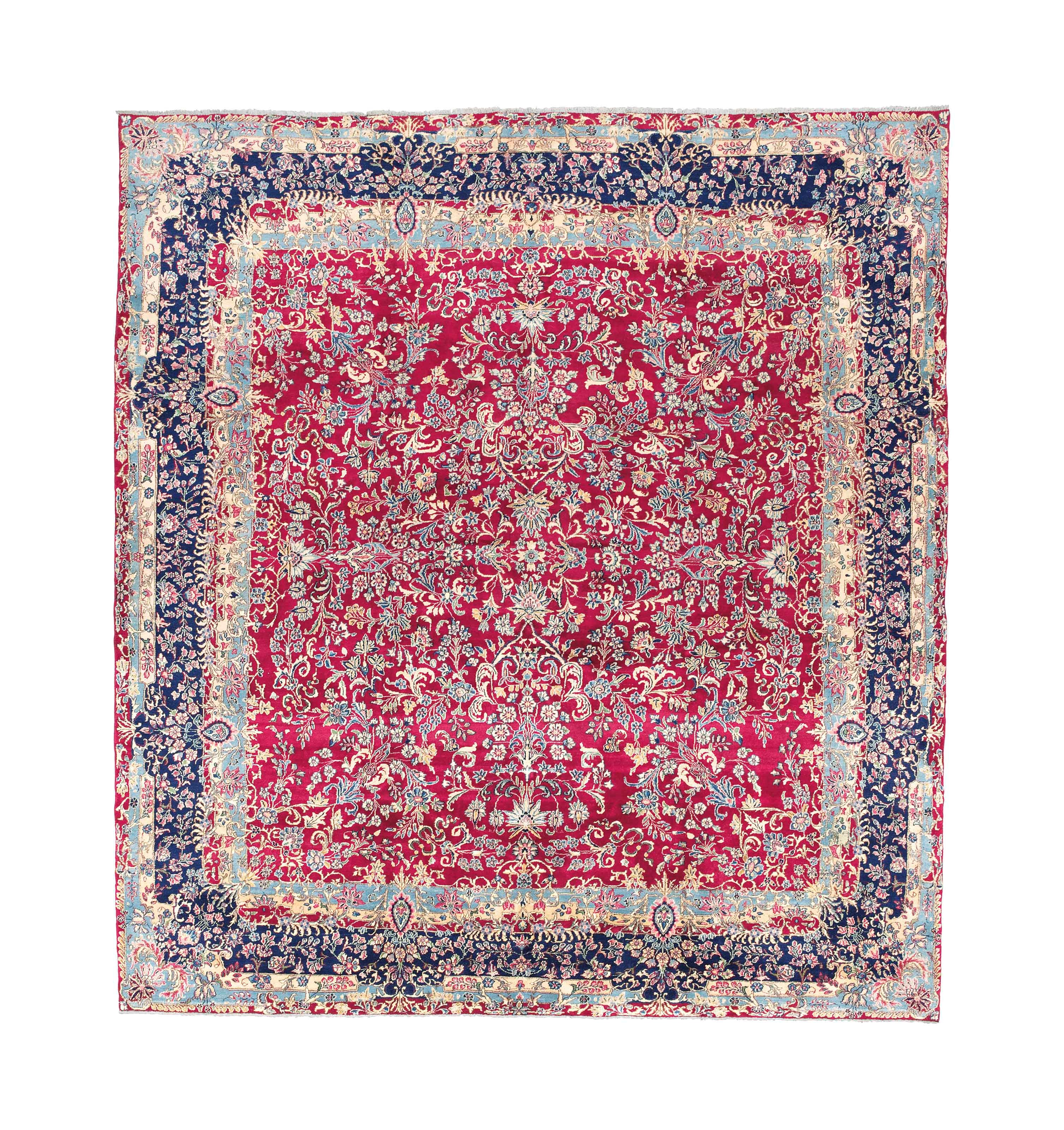 A fine Kirman carpet