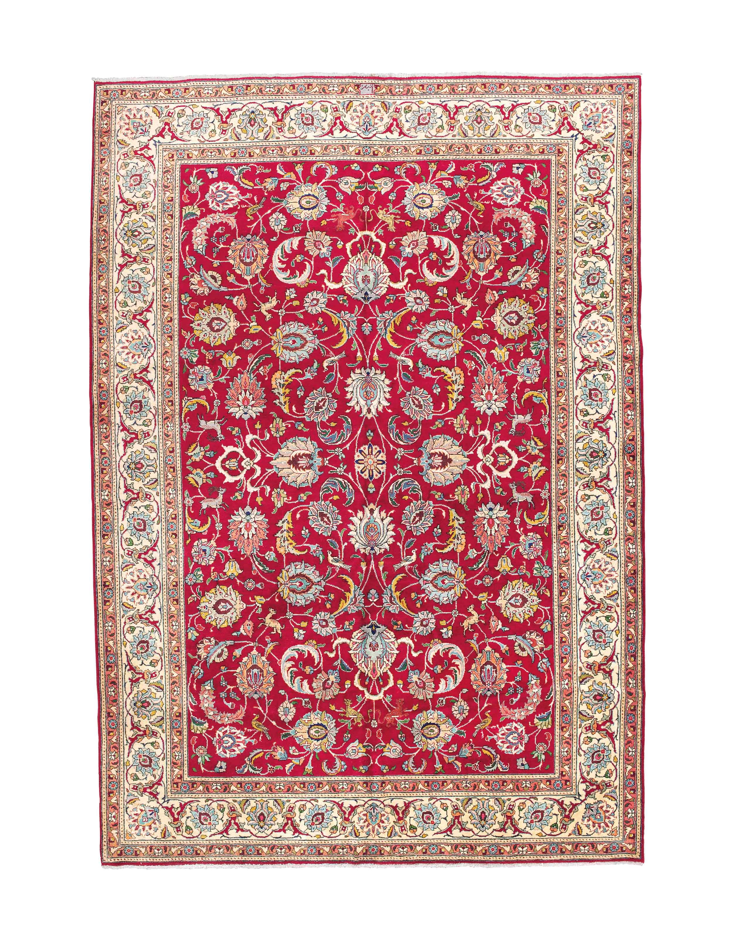 A fine Tabriz carpet