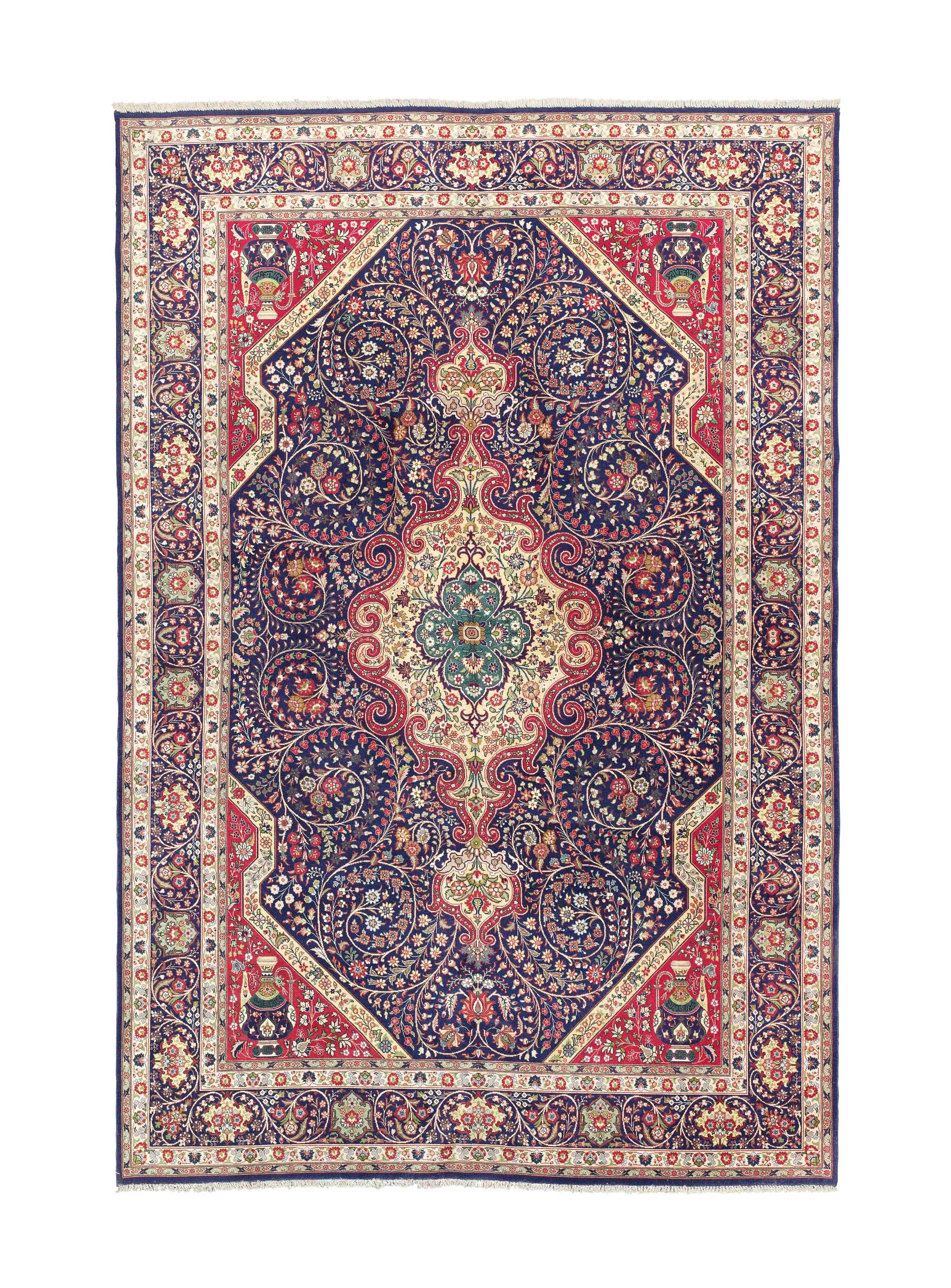 A fine Tabriz carpet