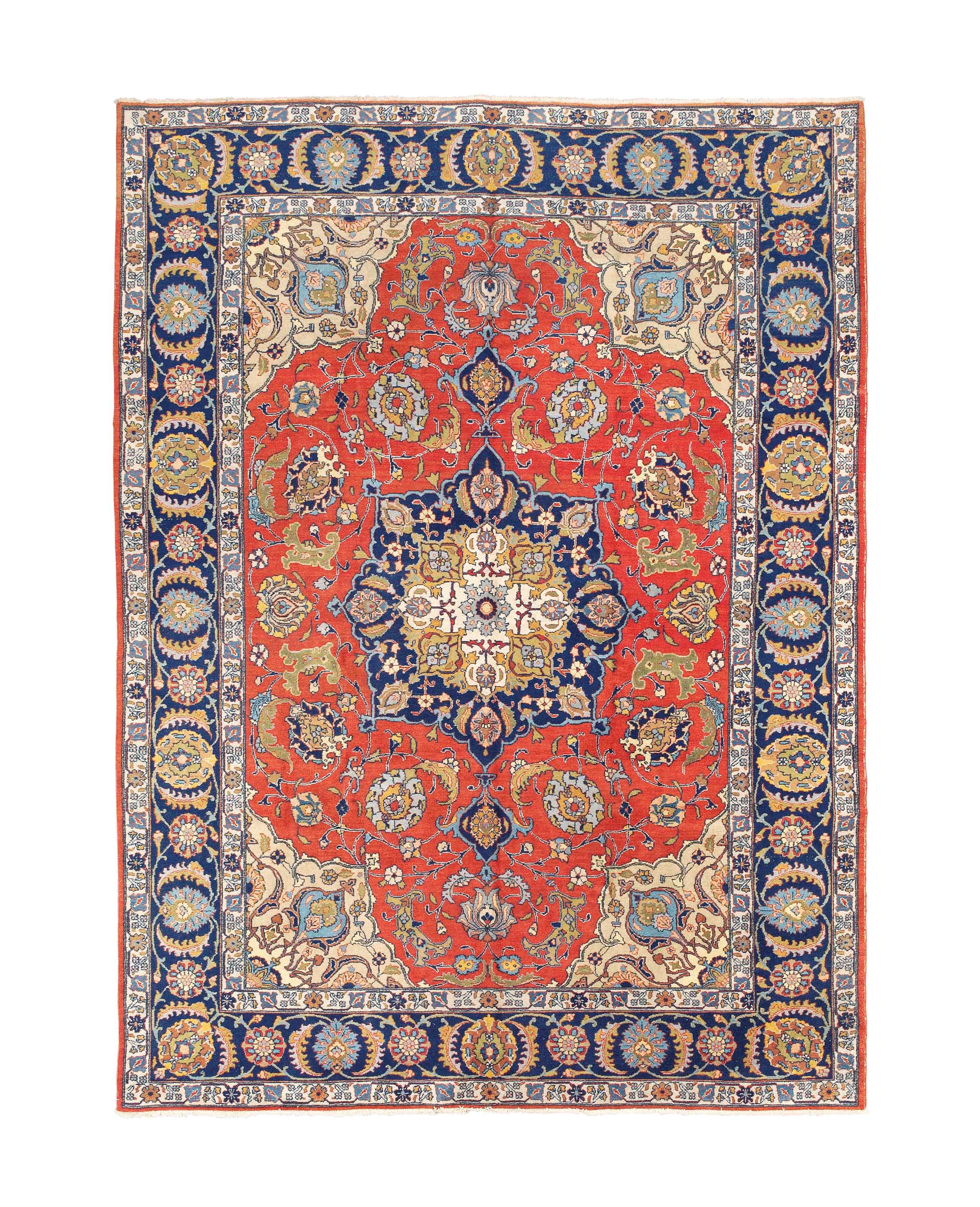 A Tabriz carpet