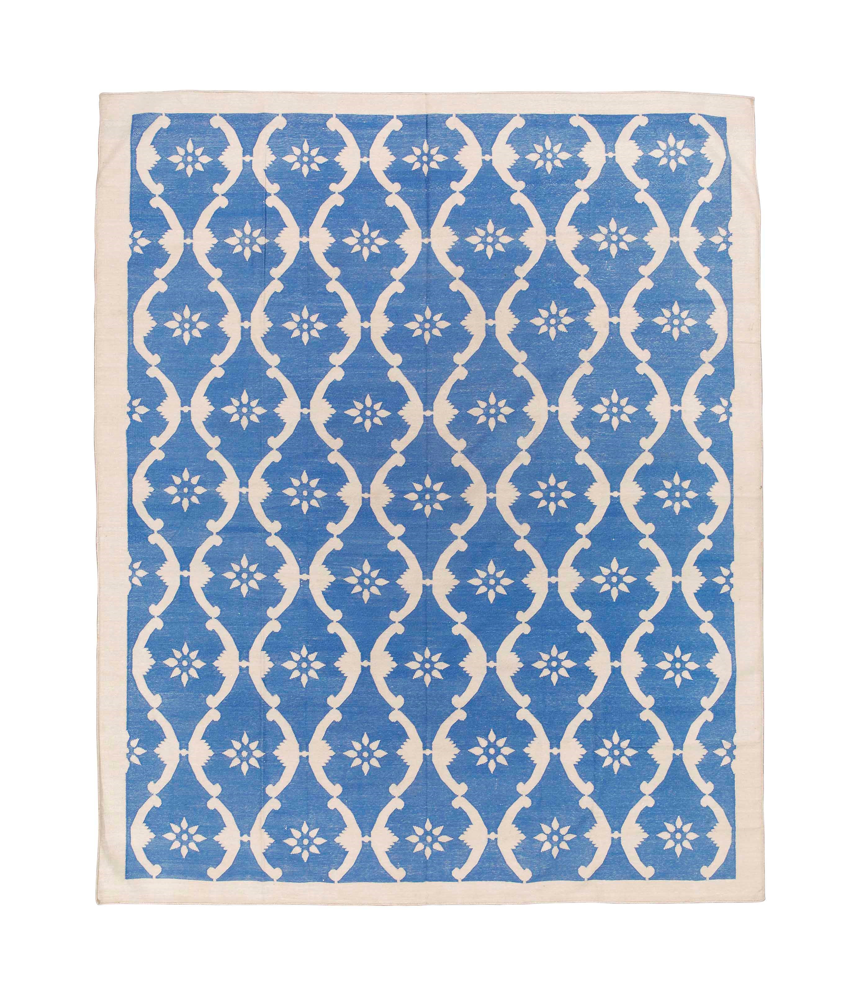 A cotton Dhurrie