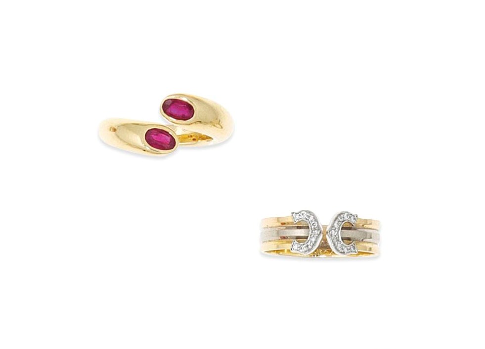Two rings, by Cartier