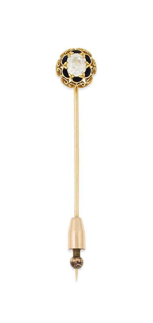 A diamond stickpin