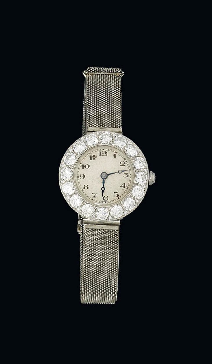 A lady's diamond-set wristwatch