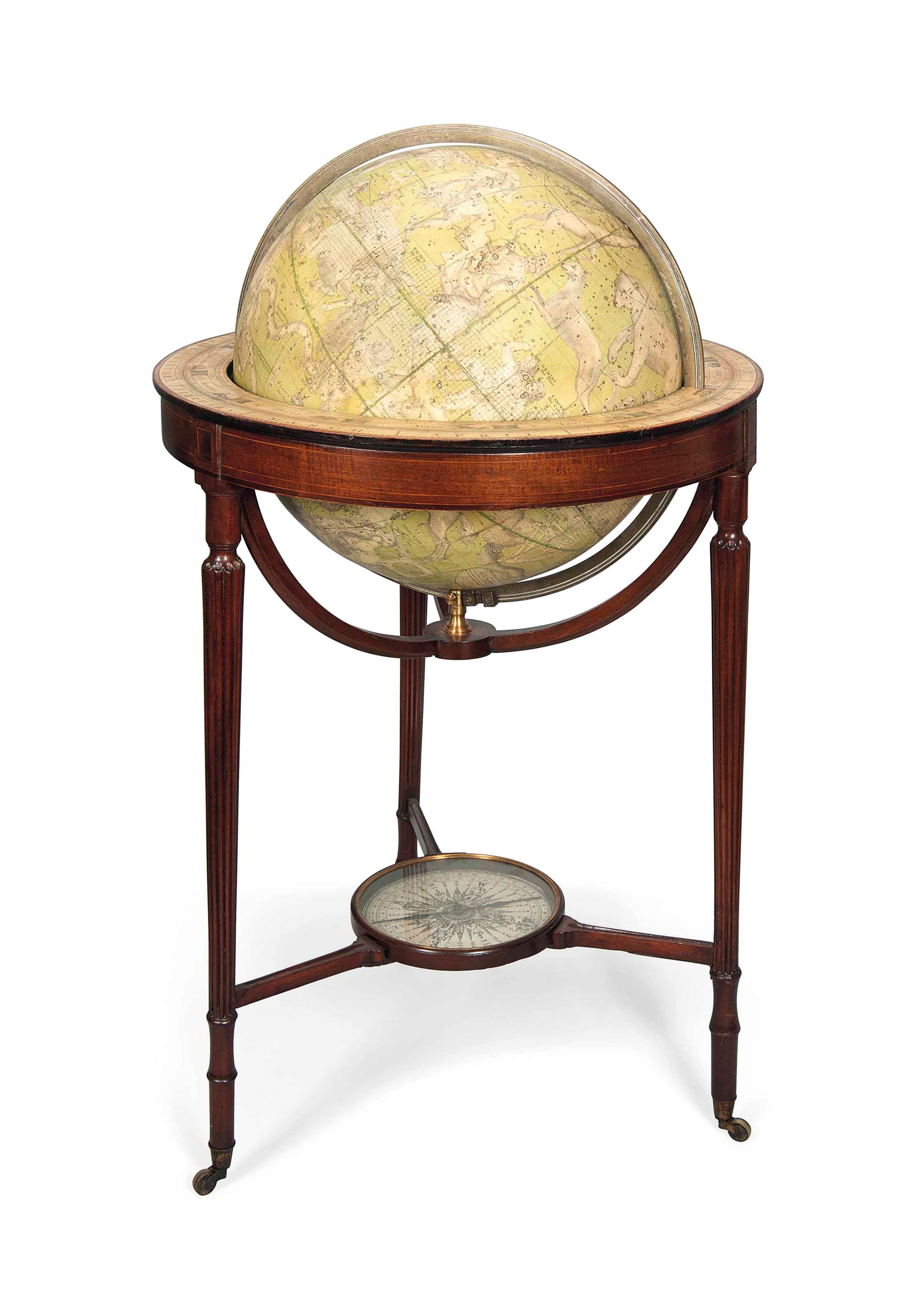 AN 18-INCH CELESTIAL GLOBE