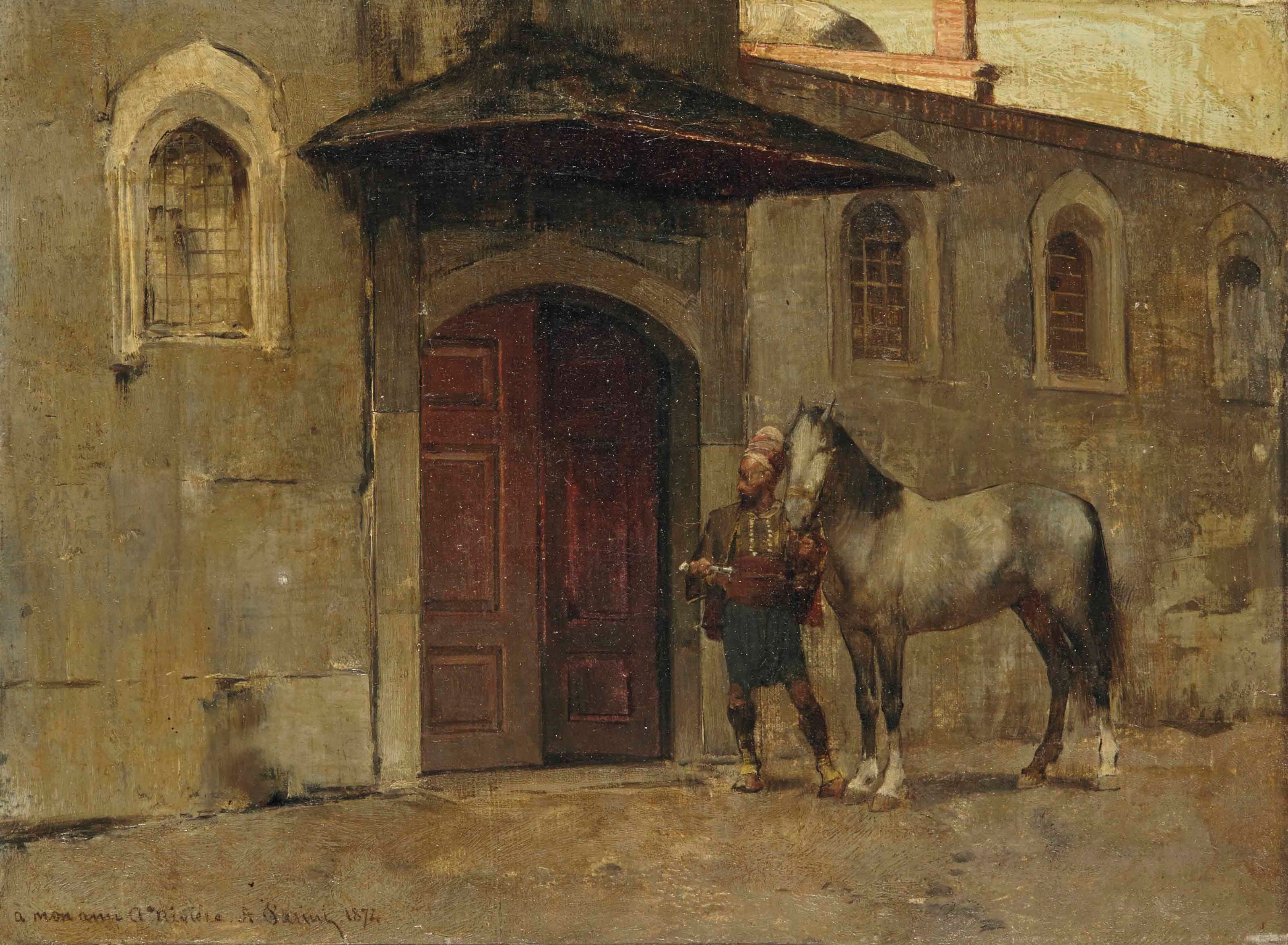 ALBERTO PASINI (BUSSETO 1826-1899 CAVORETTO)