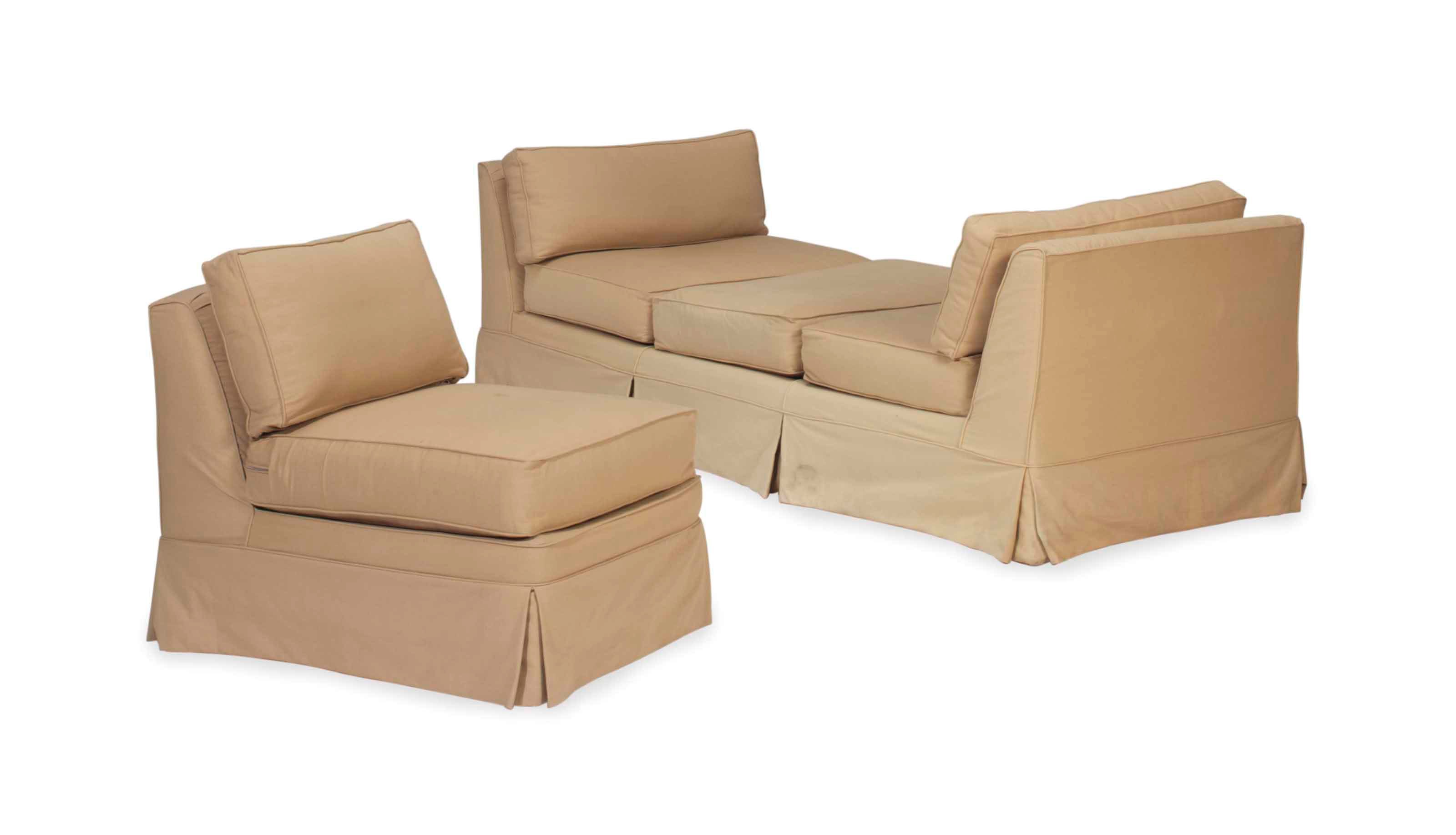A MODERN THREE-PIECE SALON SUITE,