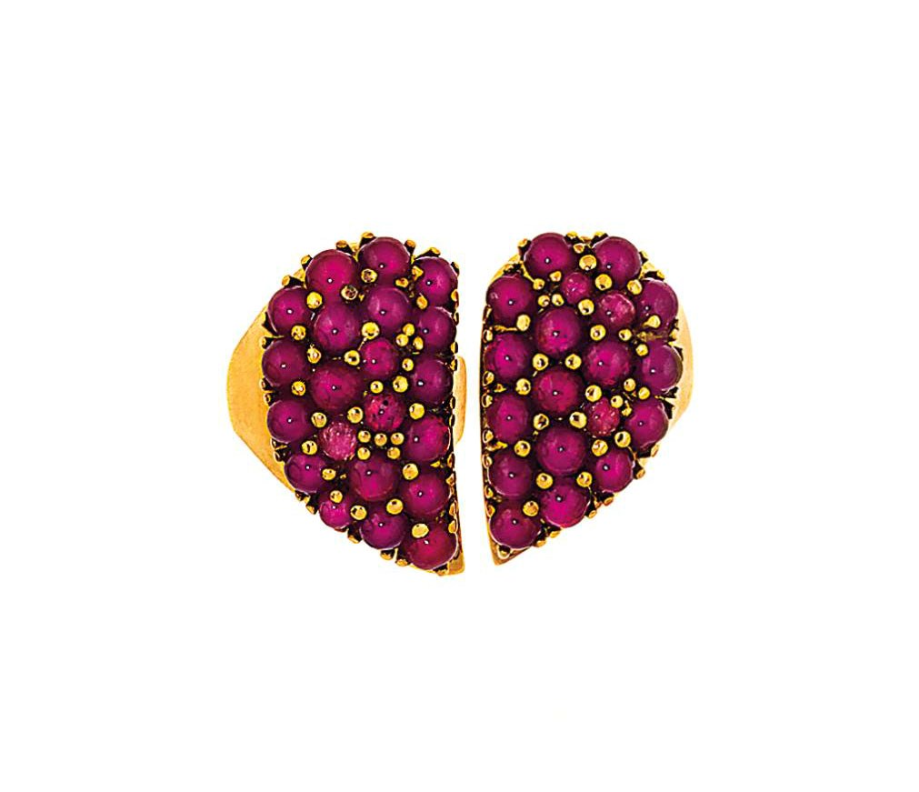Two ruby rings