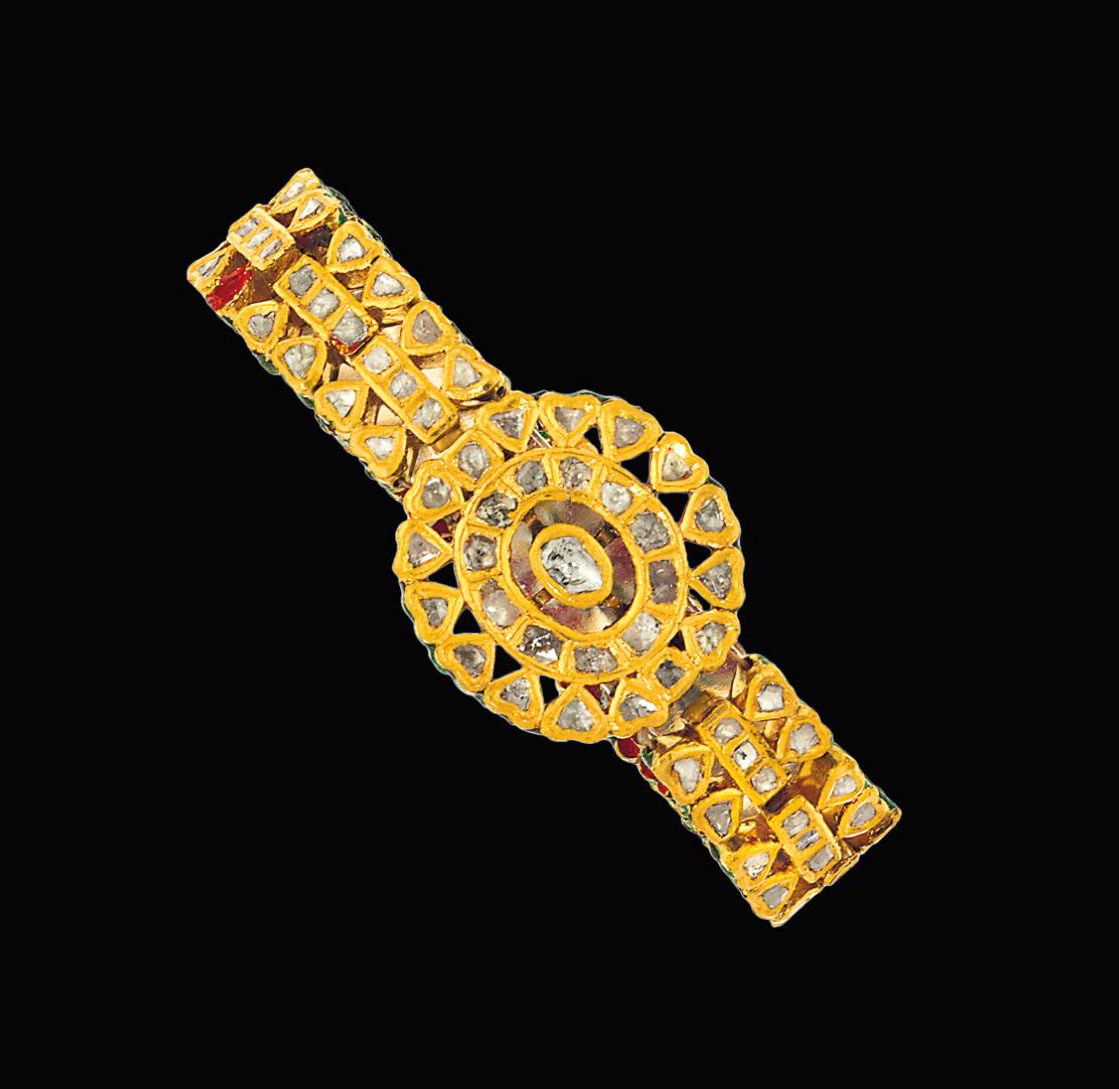 An Indian diamond bracelet