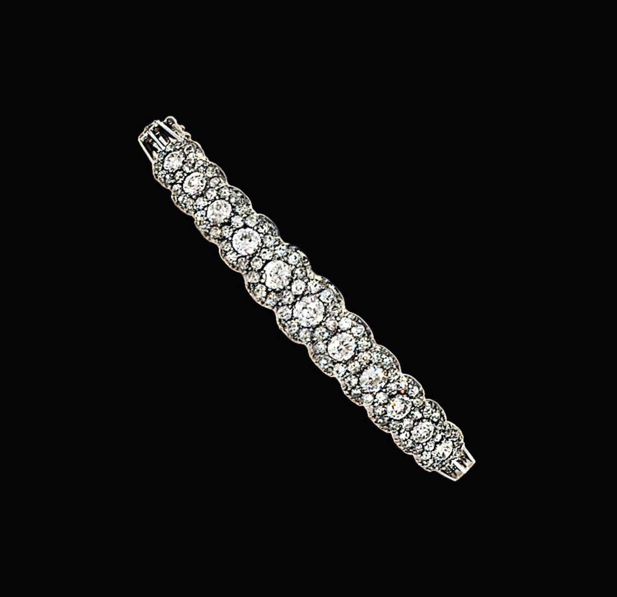 An antique diamond bangle