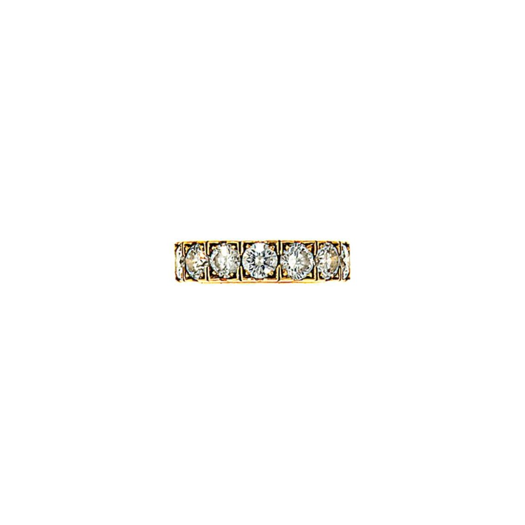 A diamond eternity ring