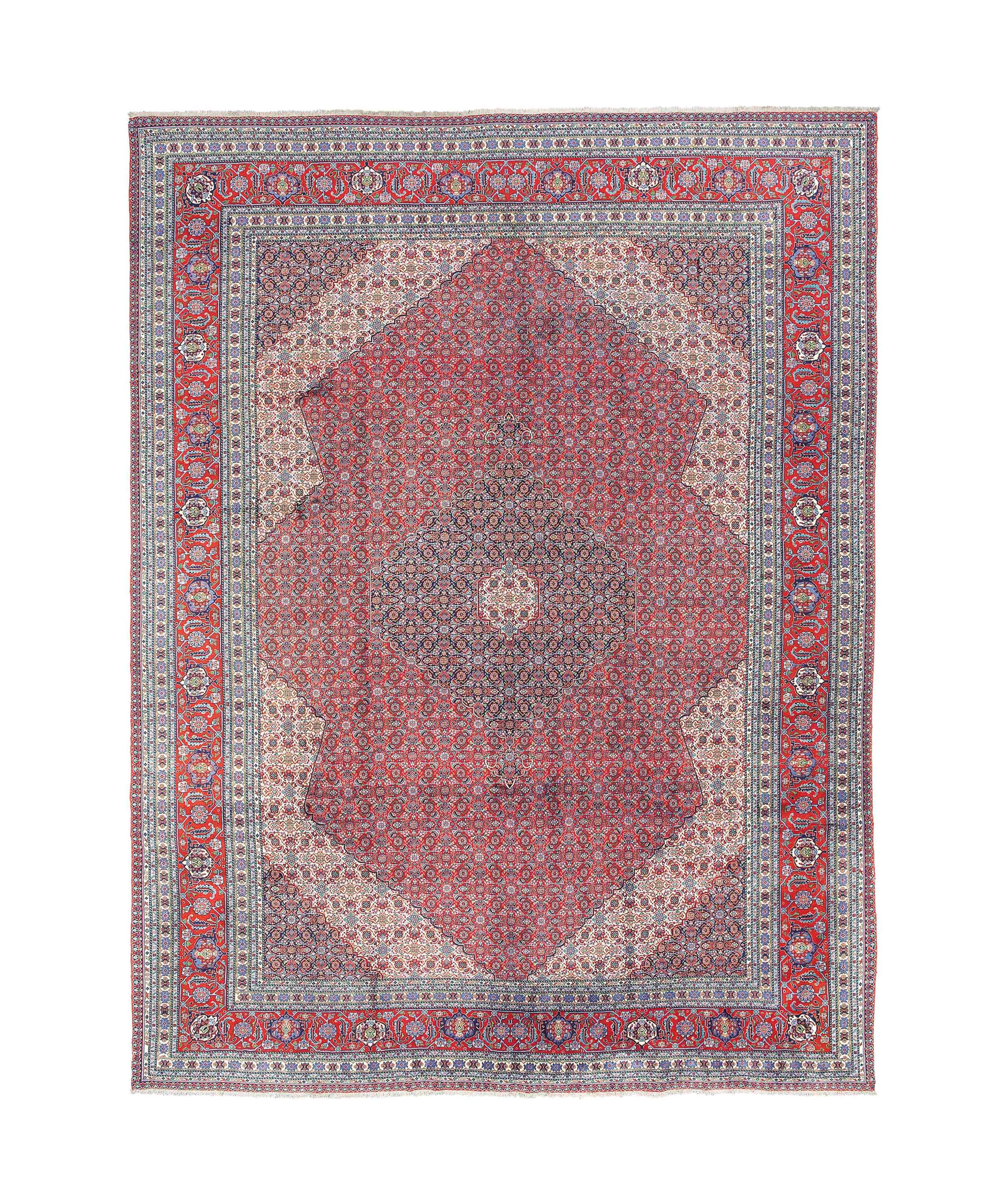A fine Tabriz carpet,