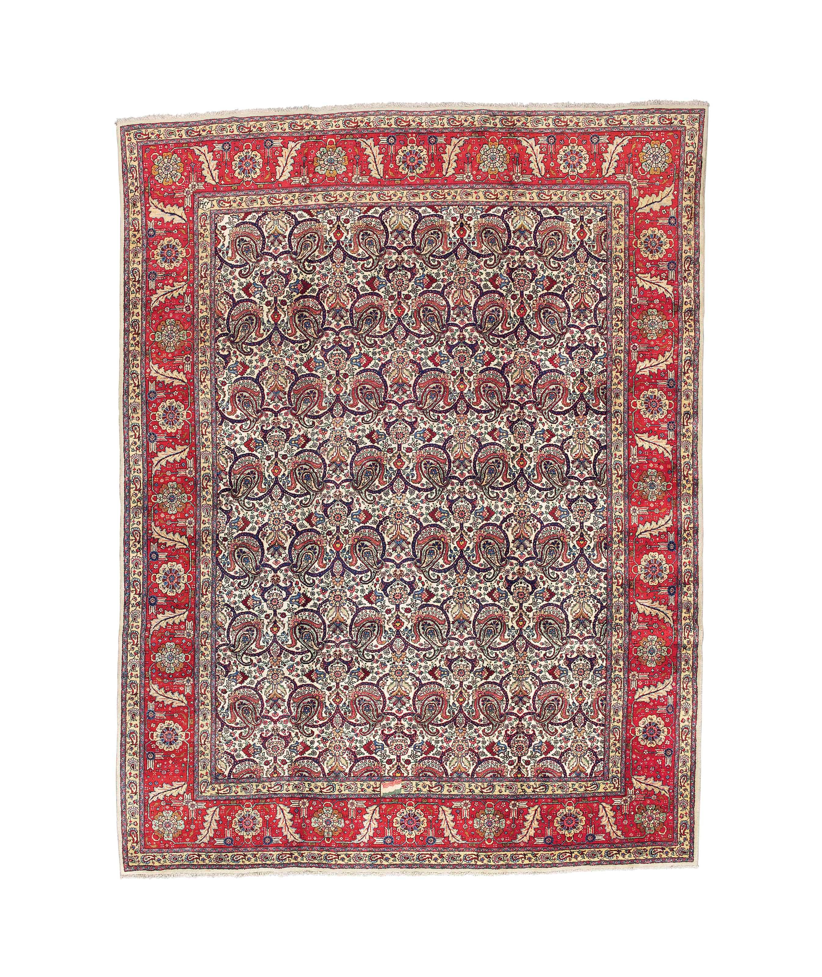 A fine Tabriz carpet