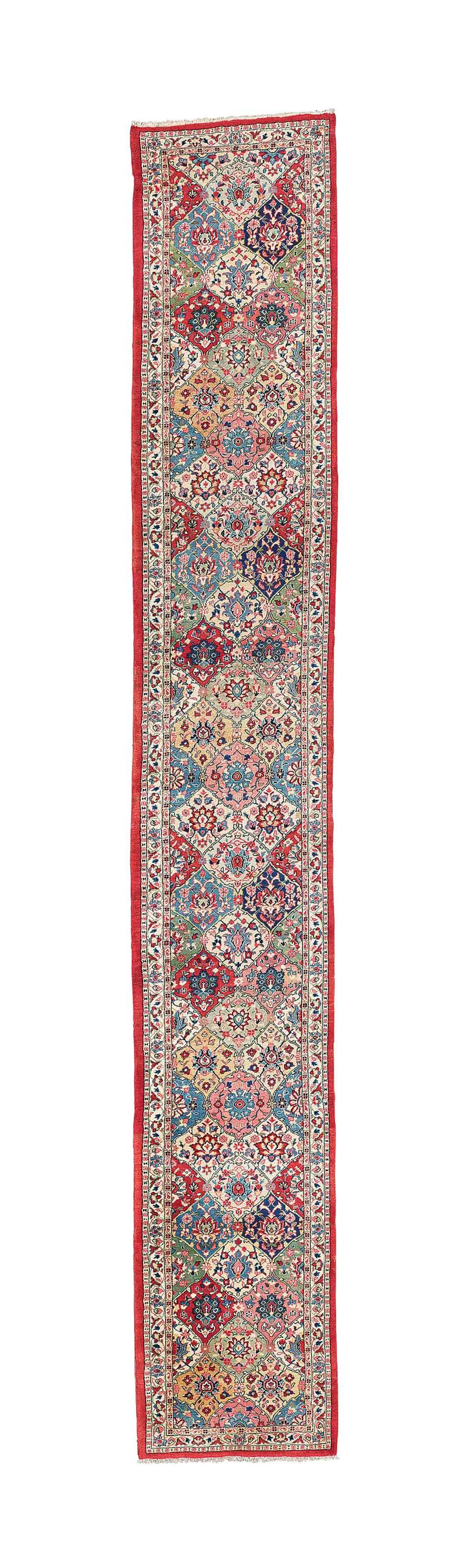 A fine Sarouk runner