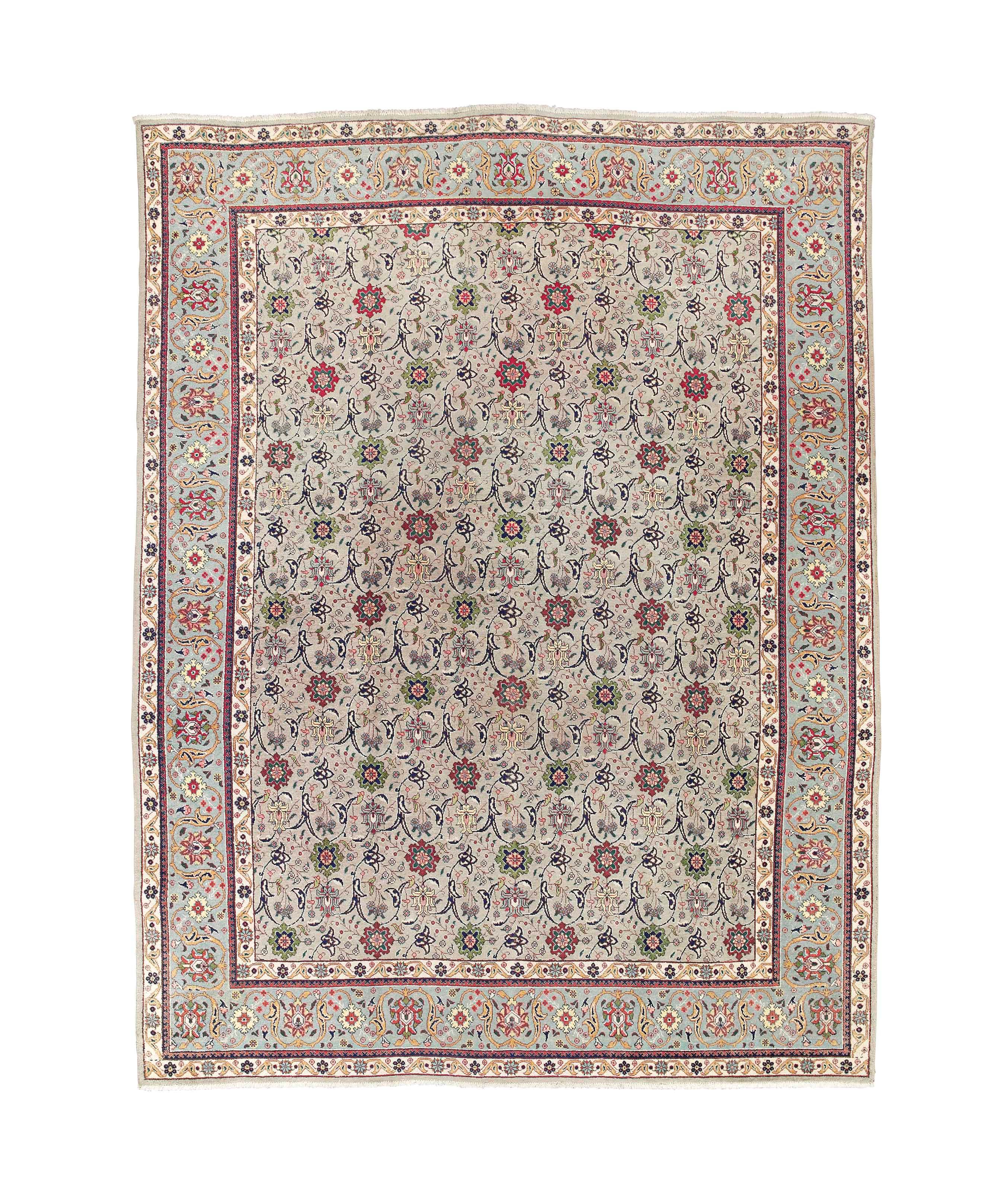 A Tabriz carpet
