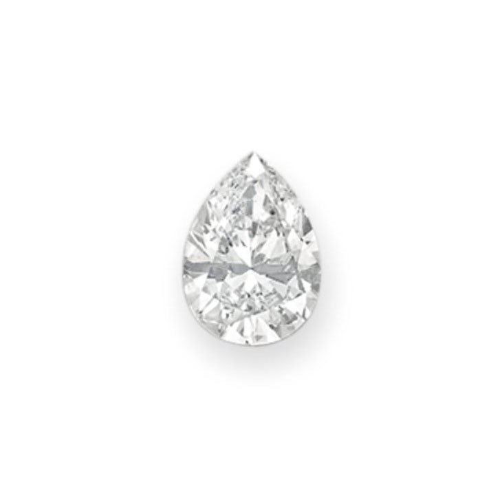 AN UNMOUNTED PEAR-SHAPED DIAMOND
