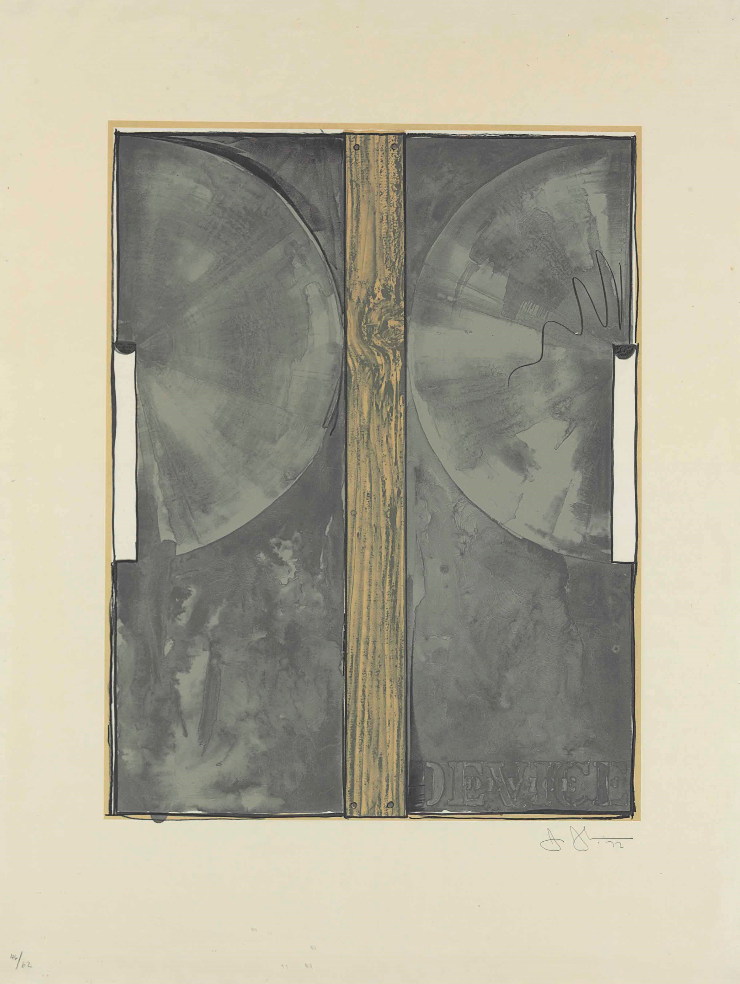 JASPER JOHNS (b. 1930)
