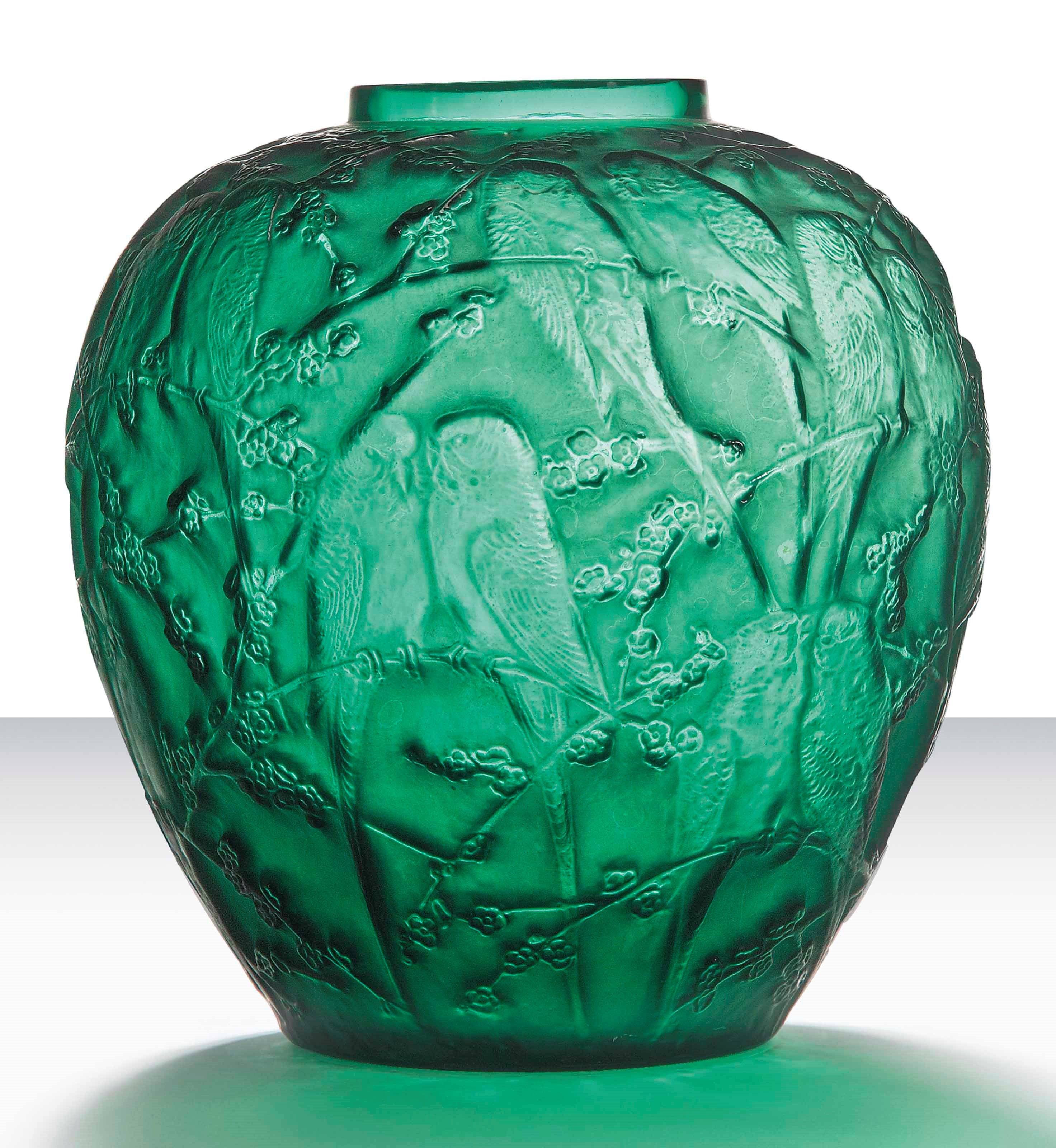 PERRUCHES VASE, NO. 876