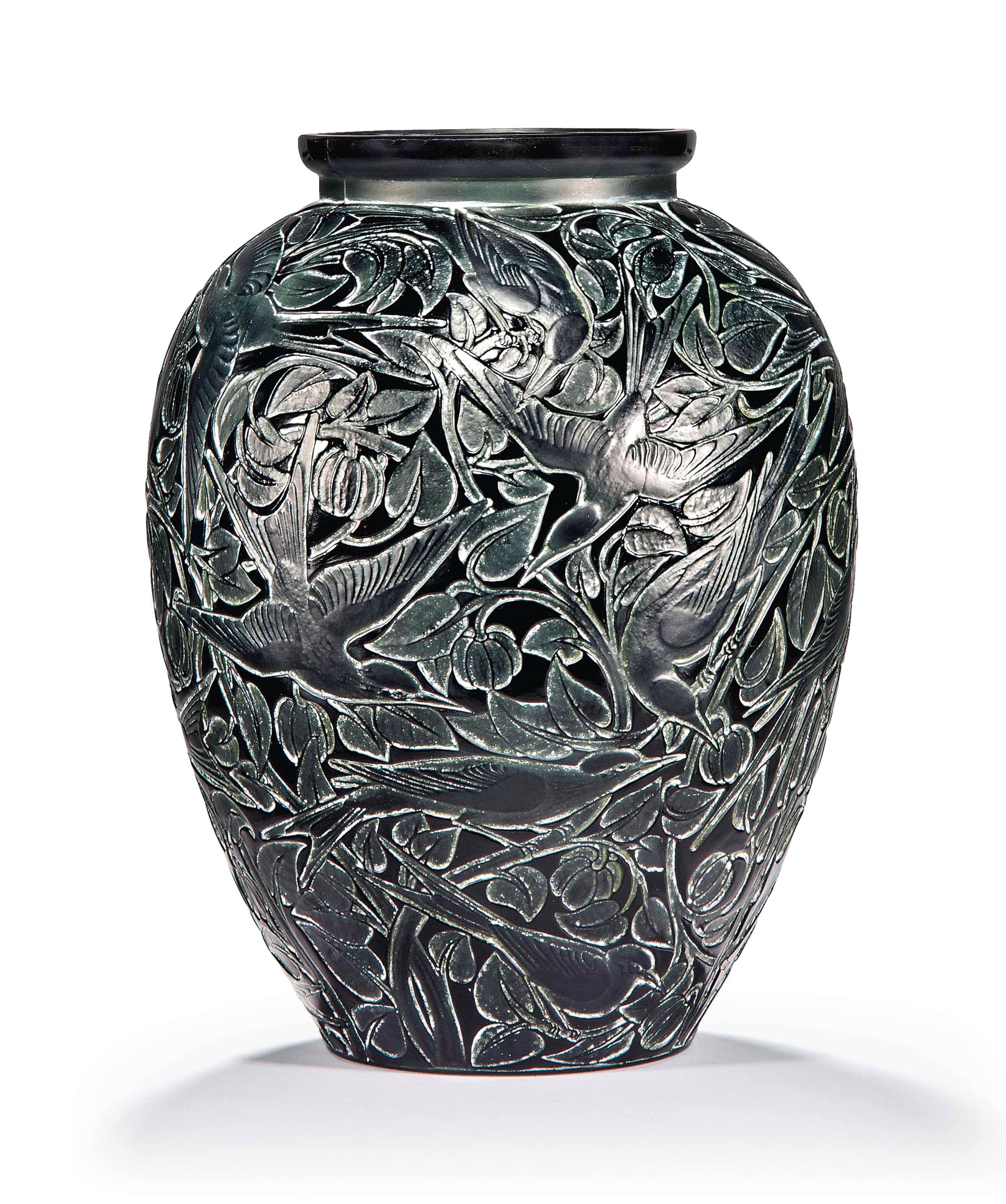 MARTIN-PÊCHEURS VASE, NO. 920