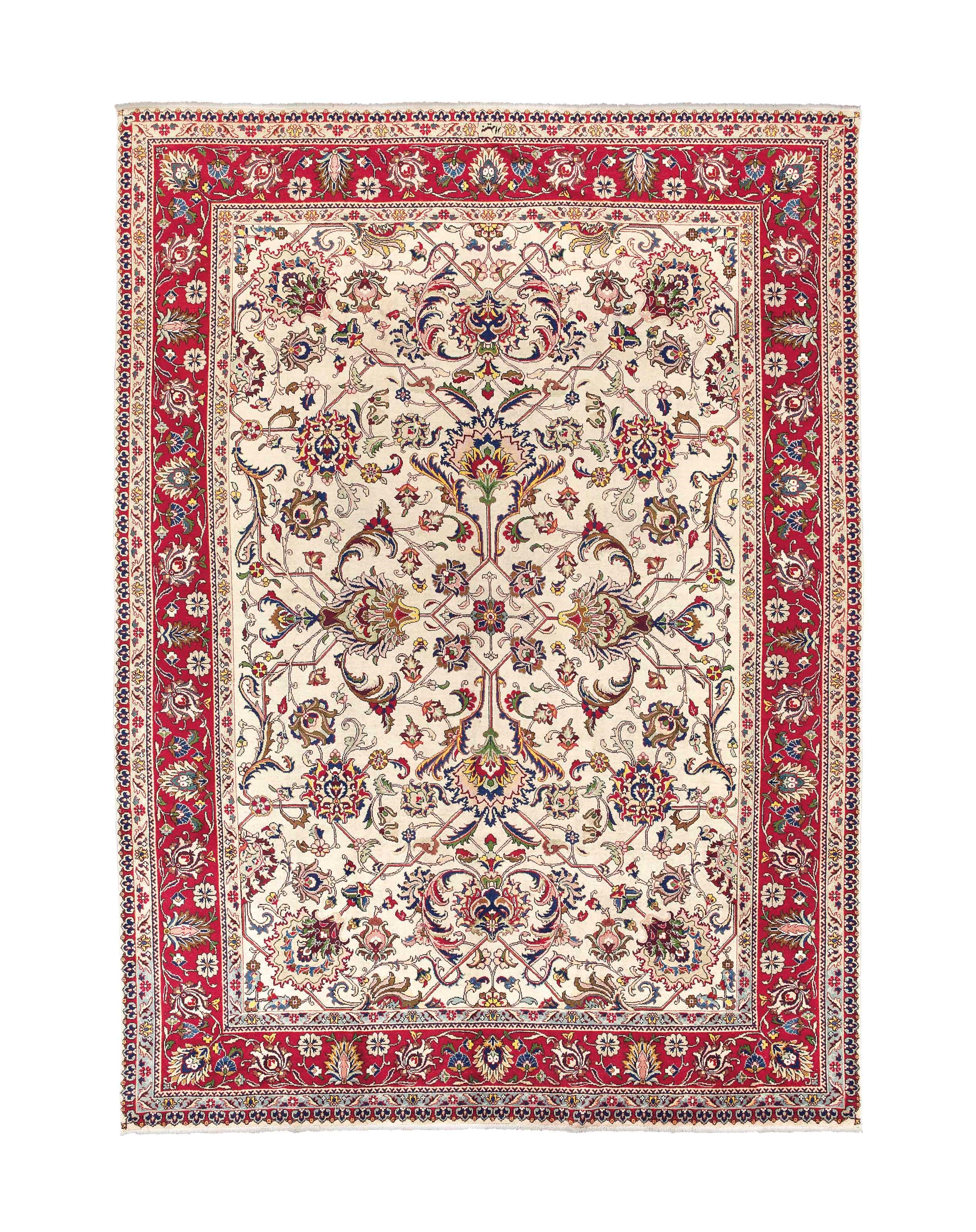 A fine Tabriz carpet