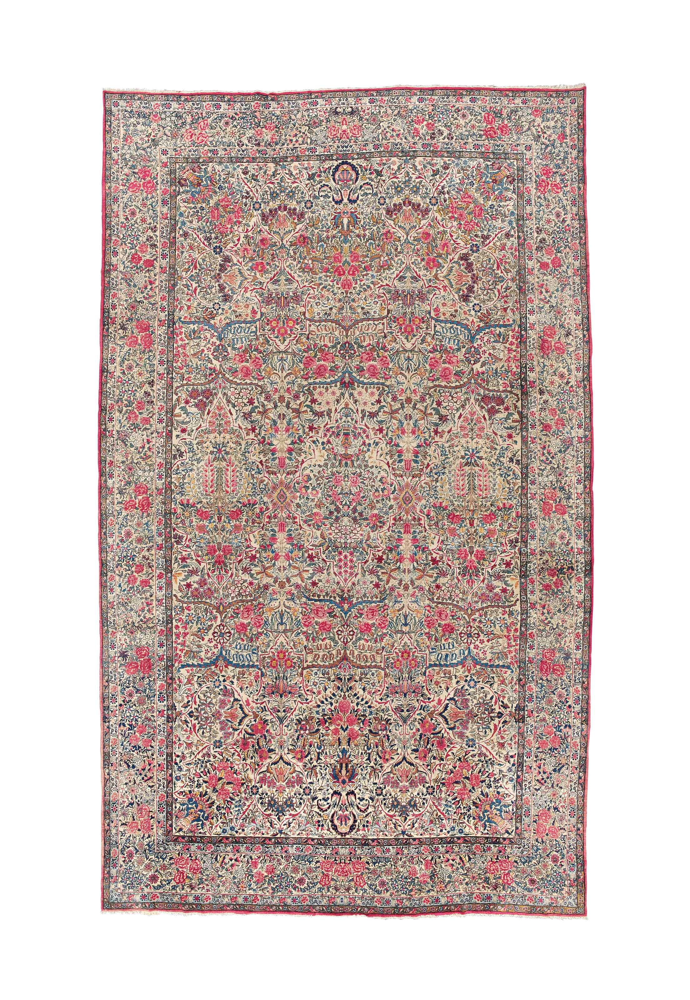A fine Kirman carpet