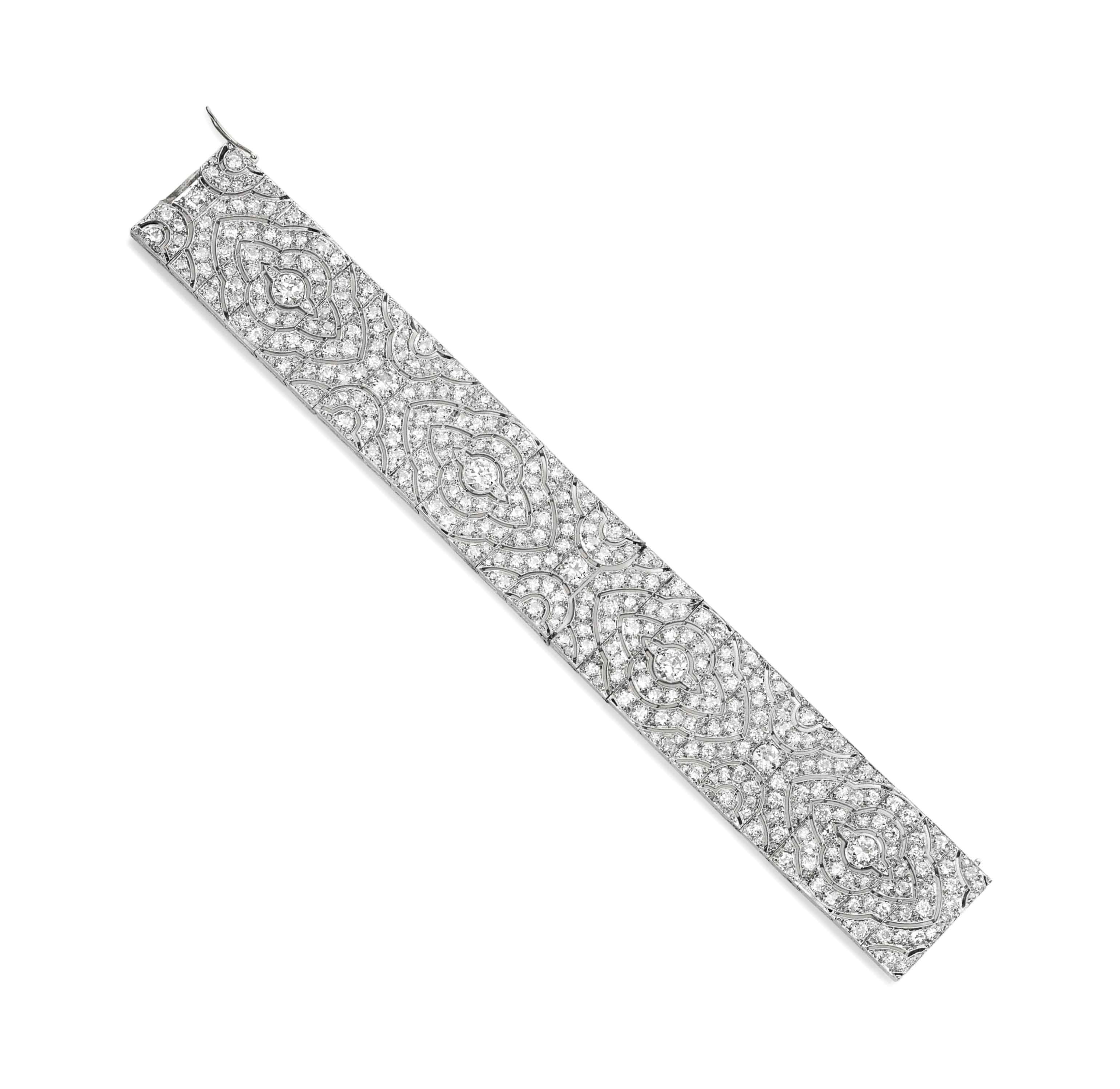 BRACELET ART DÉCO DIAMANTS