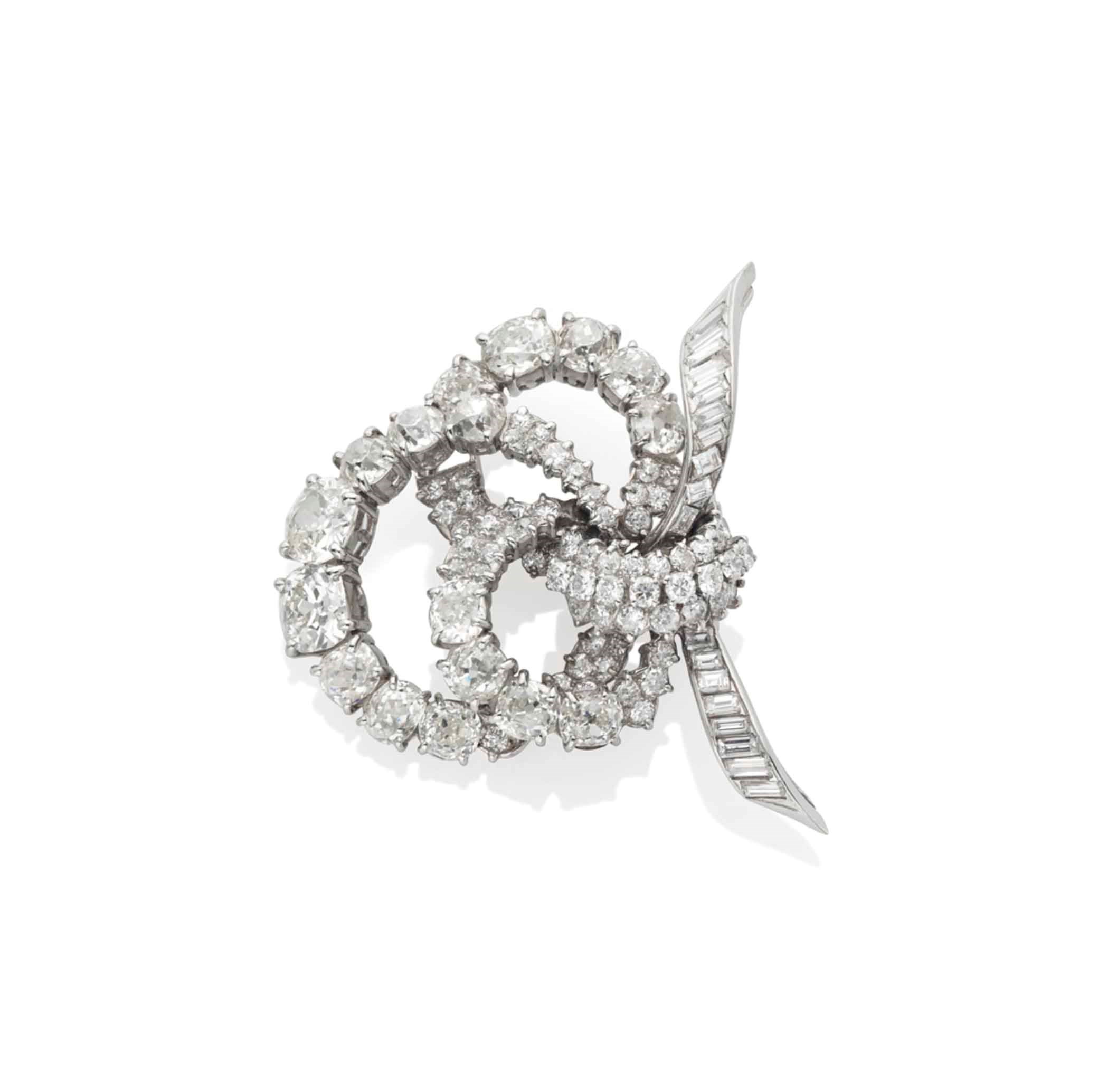 BROCHE DIAMANTS