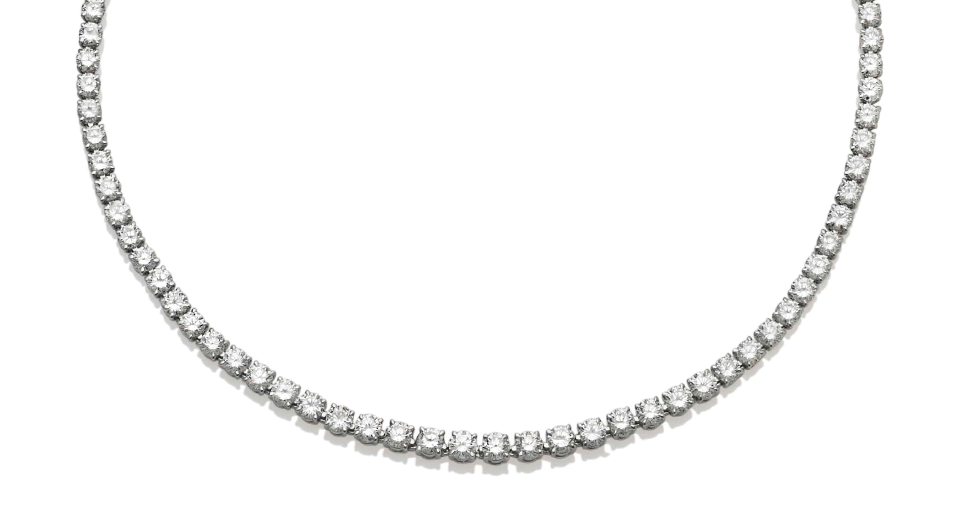 COLLIER DIAMANTS, PAR TABBAH