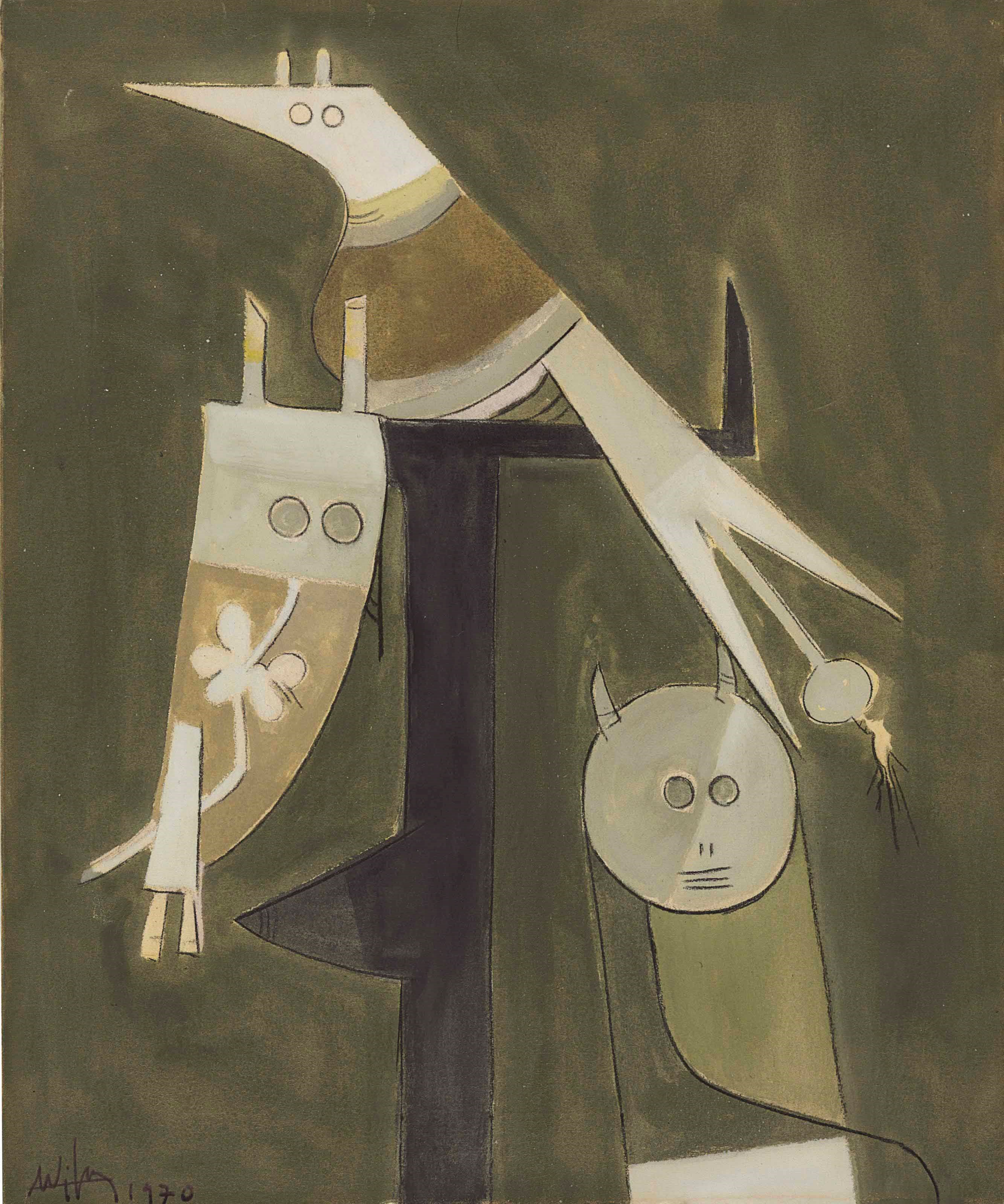 Wifredo Lam (Cuban 1902-1982)