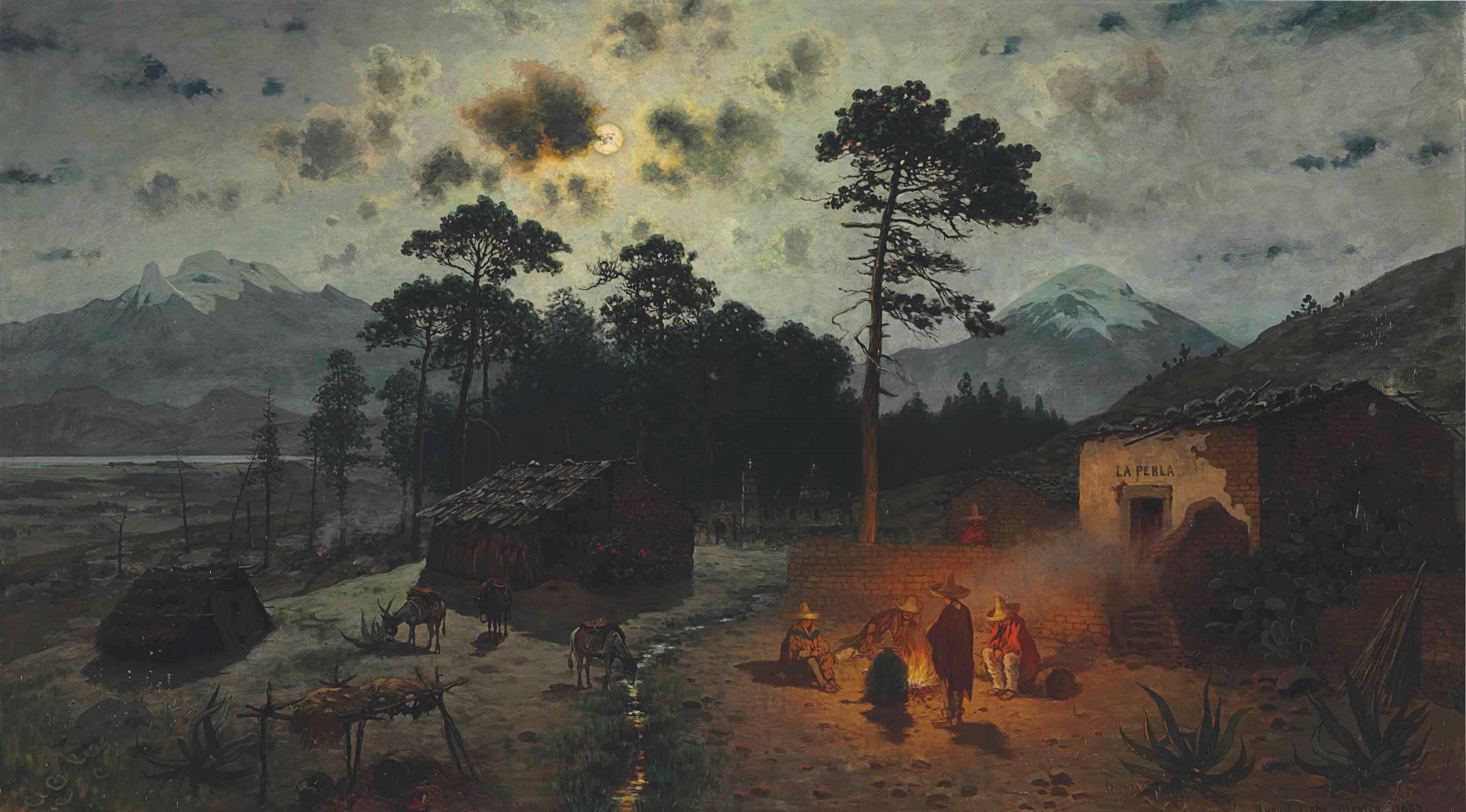 August Löhr (German 1843-1919)