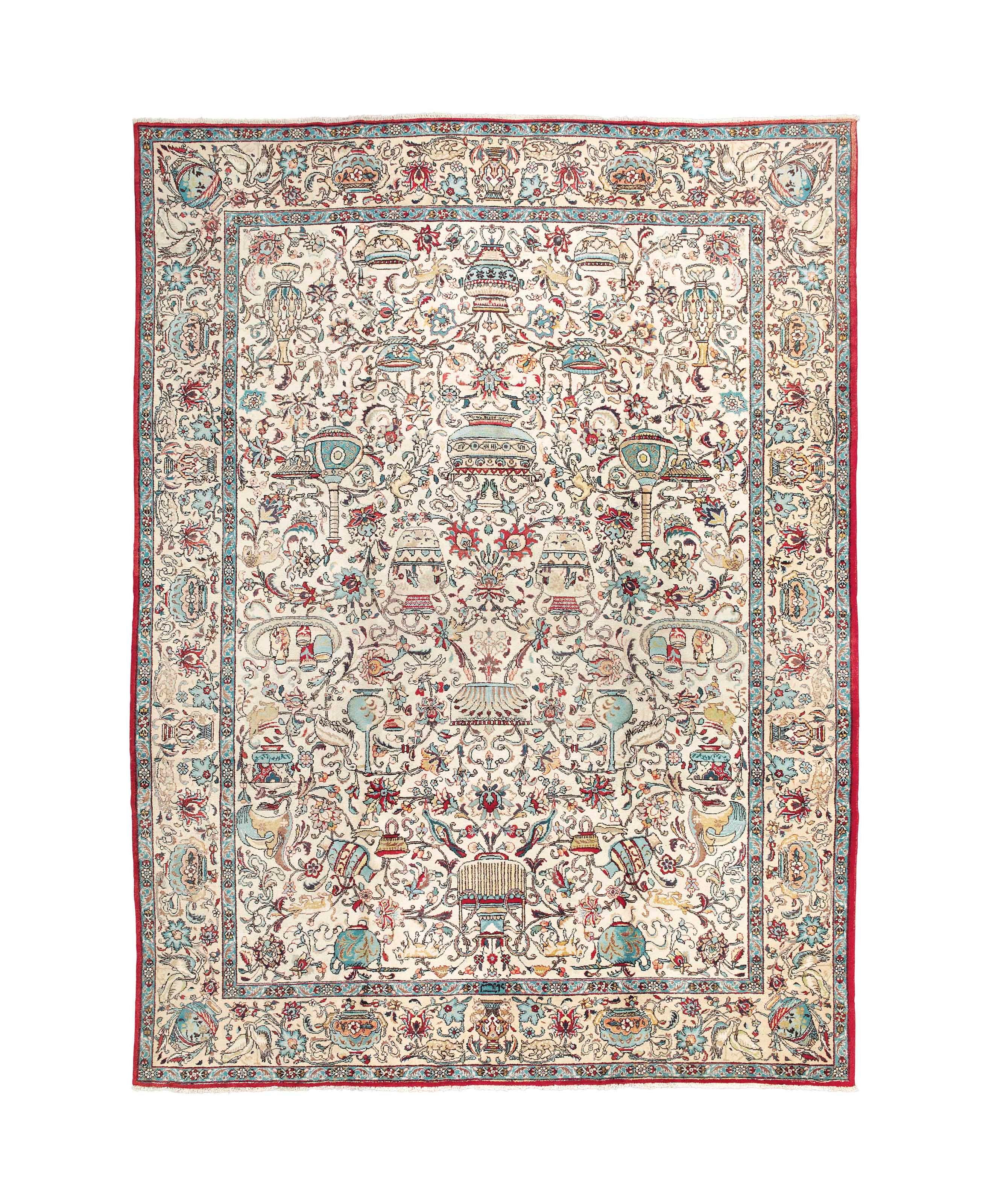 A fine Tabriz carpet