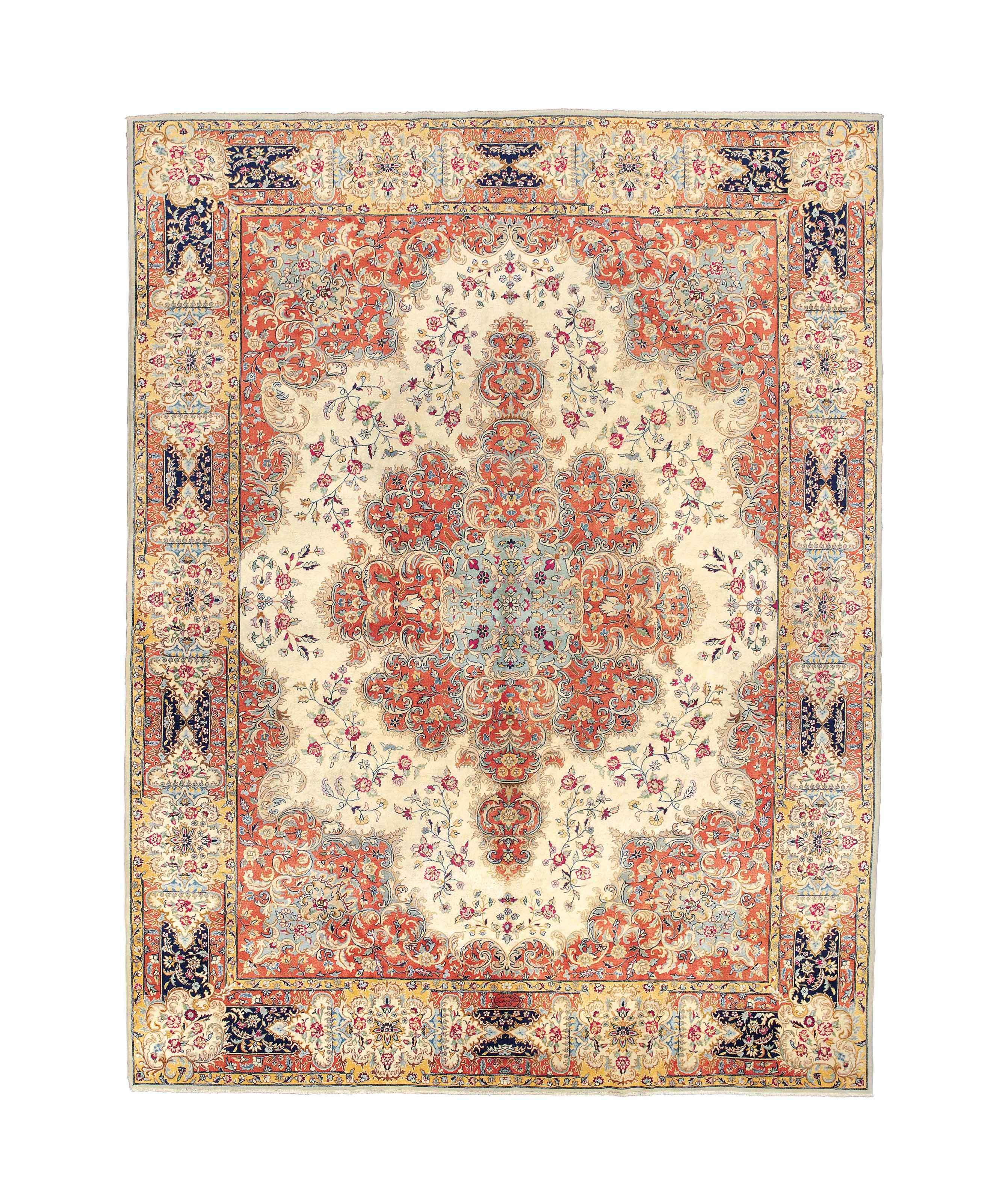 A fine Kirman carpet