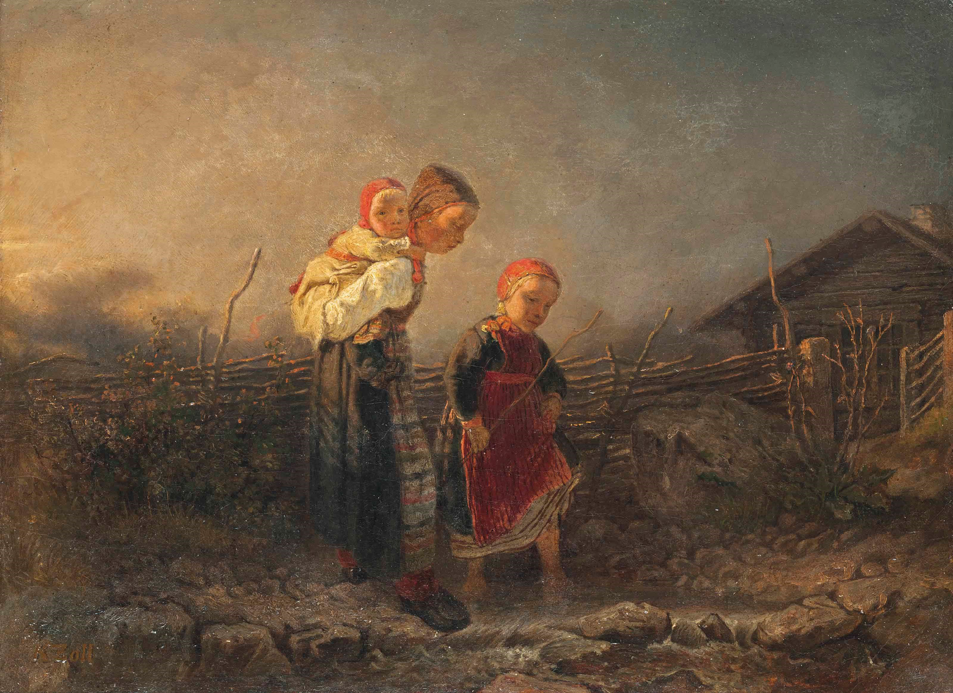 Killian Christoffer Zoll (SWEDISH, 1818-1860)